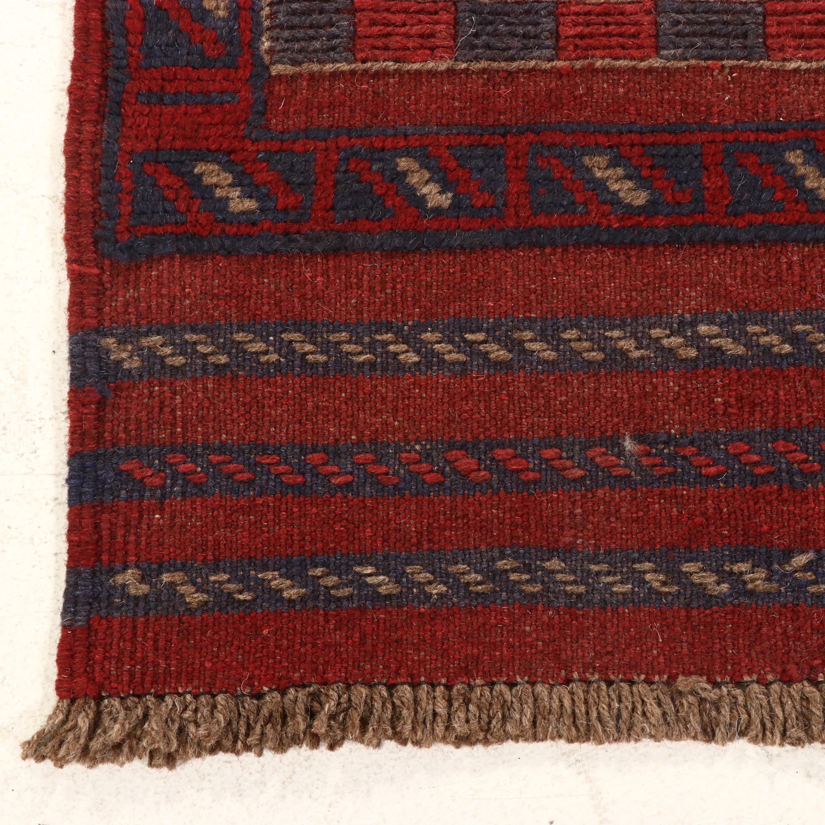 2'1 x 7'10 Handwoven Afghan Mashwani Carpet Runner