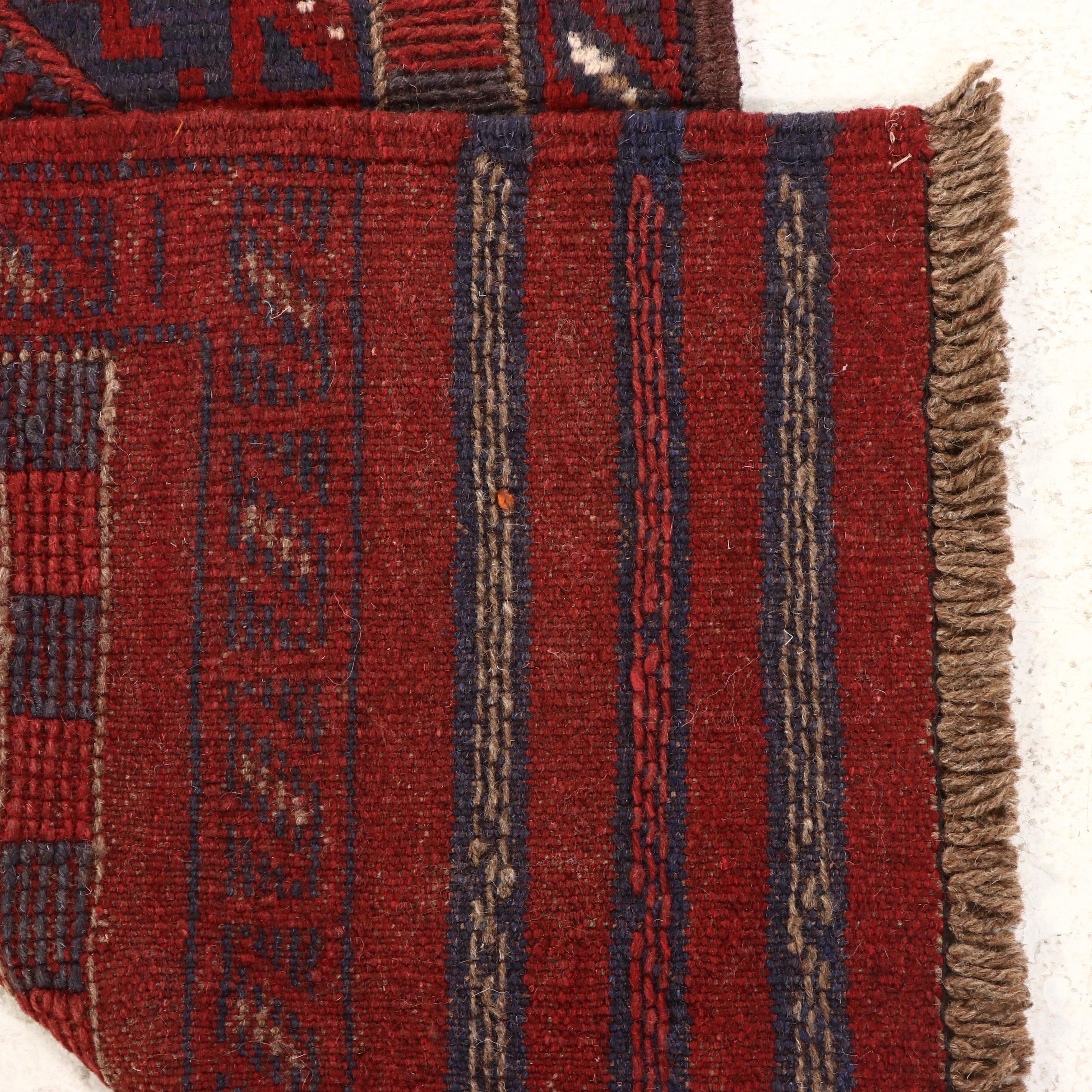 2'1 x 7'10 Handwoven Afghan Mashwani Carpet Runner