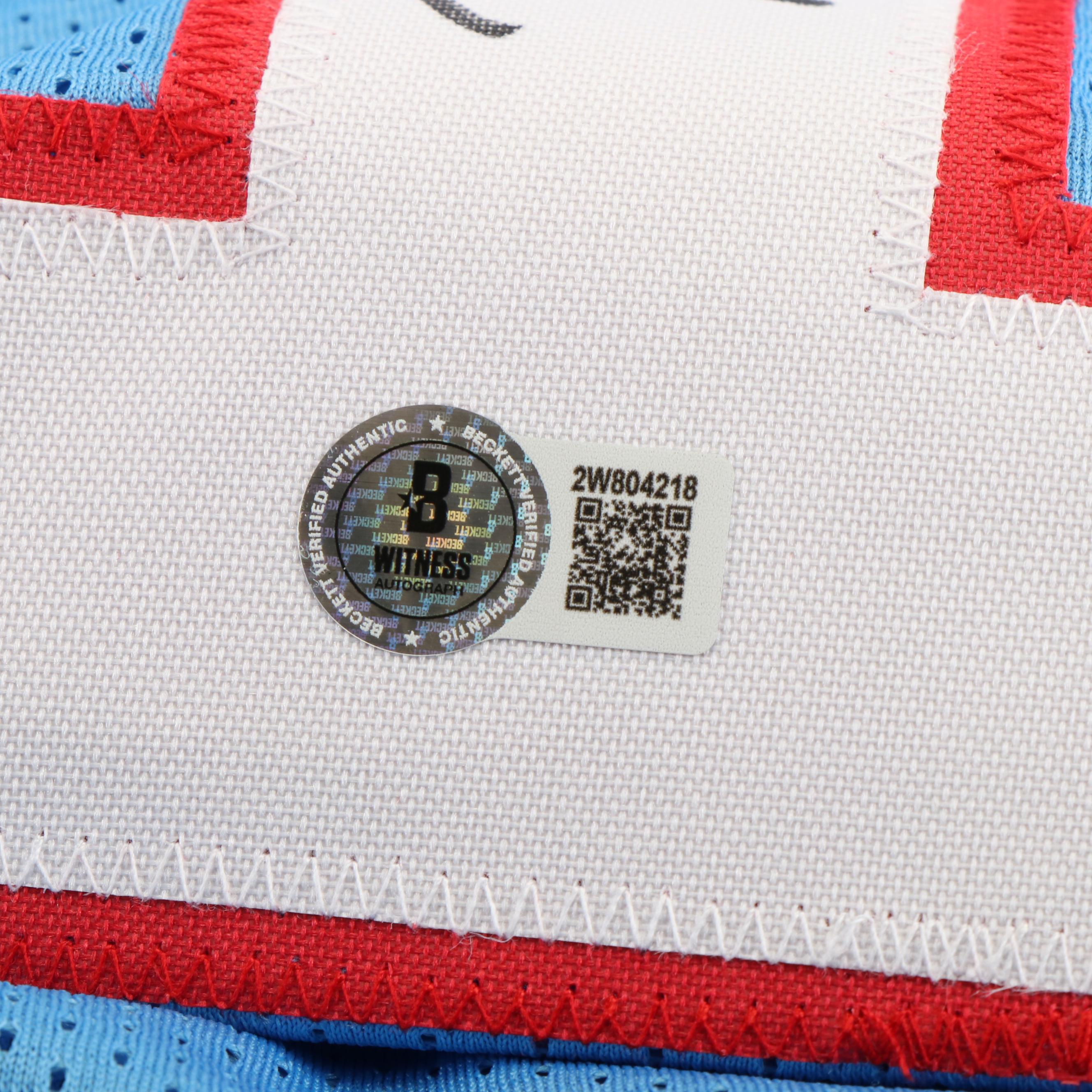 Warren Moon Signed “HOF 06” Houston Oilers Football Jersey, Beckett