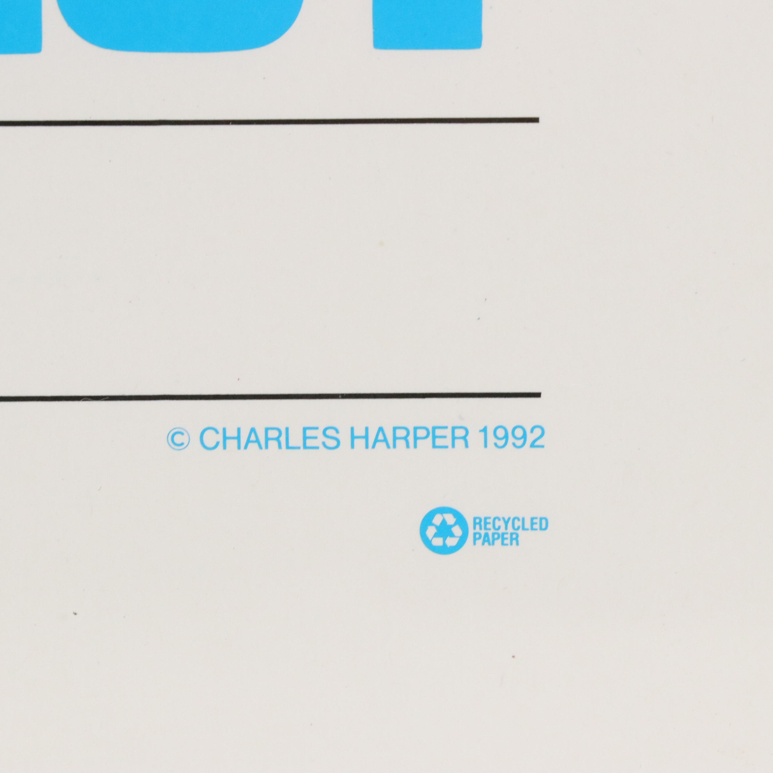 Charley Harper "Cincinnaturally!" Offset Lithograph Poster, 1992