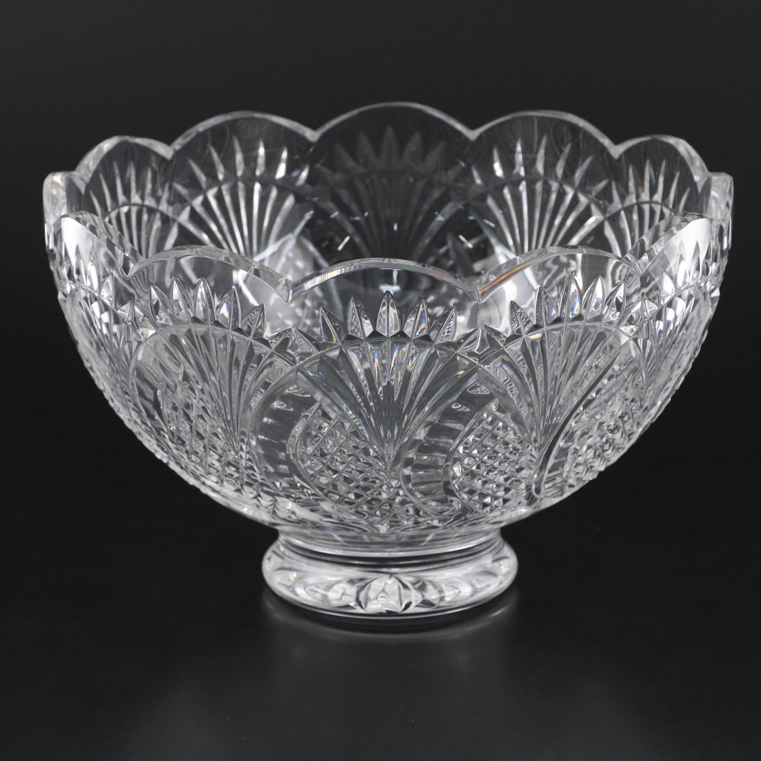 Waterford Crystal "Seahorse" Centerpiece Bowl