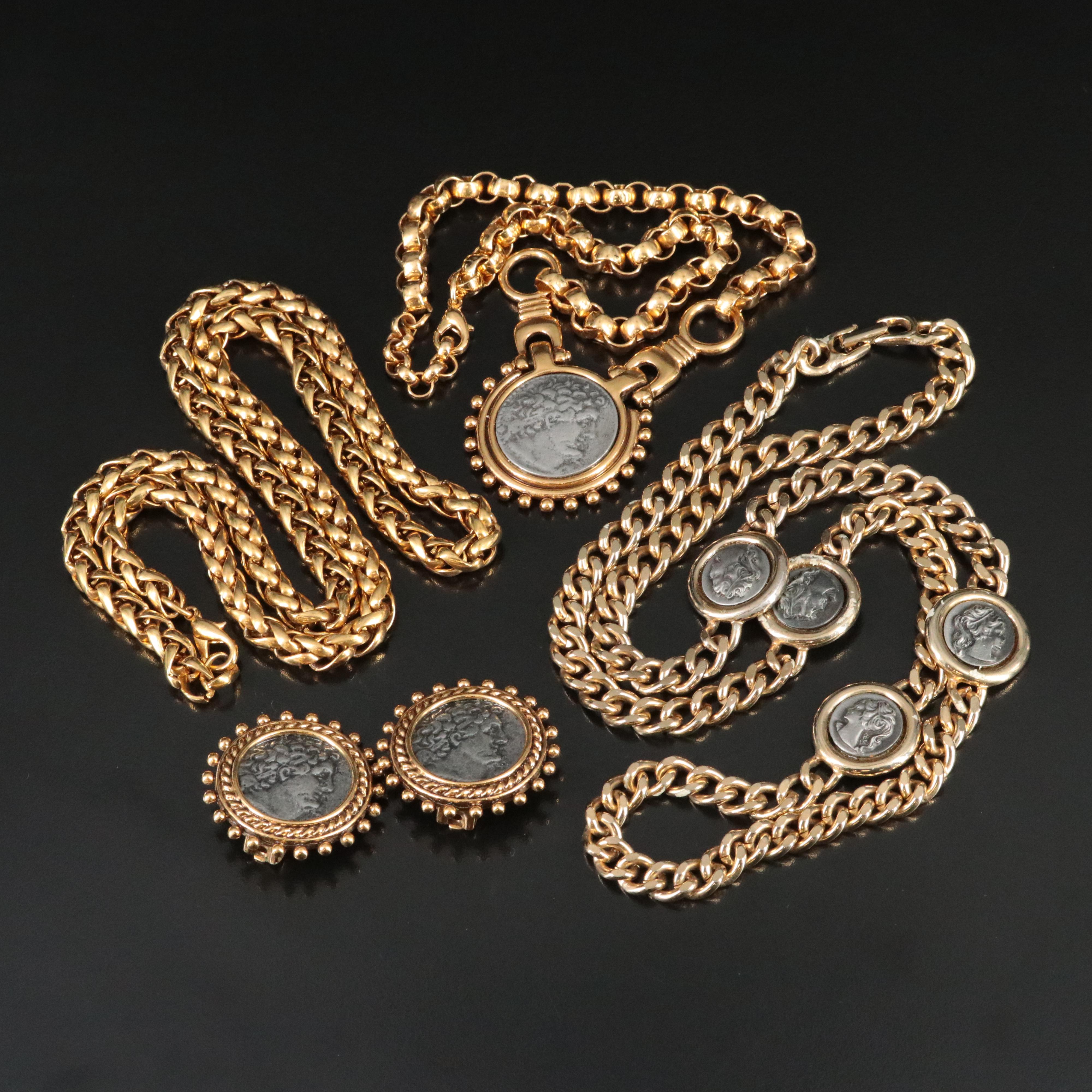 Roman Coin Replica Jewelry Collection