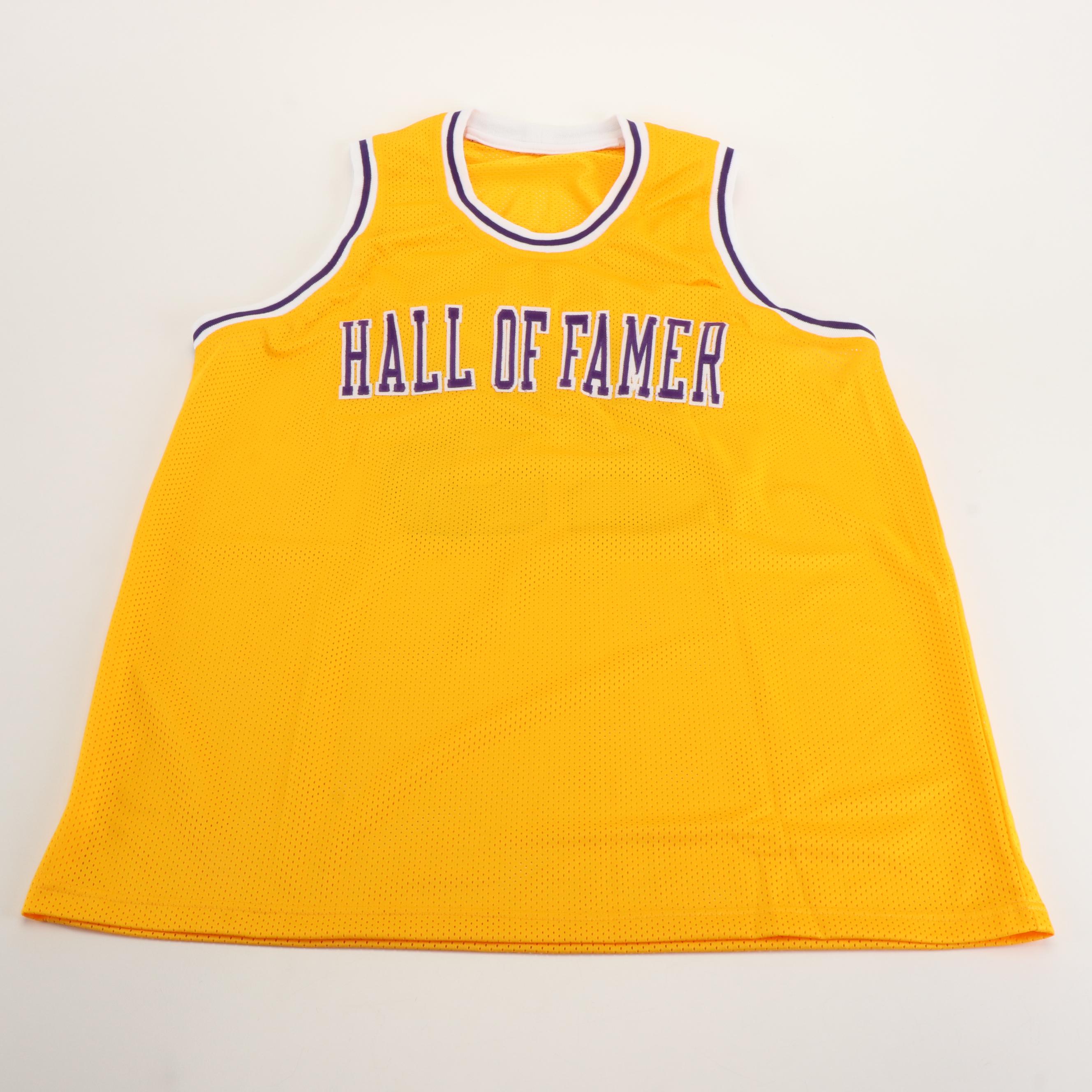 Gail Goodrich Signed “HOF 96” Los Angeles Lakers Basketball Jersey, Tri-Star