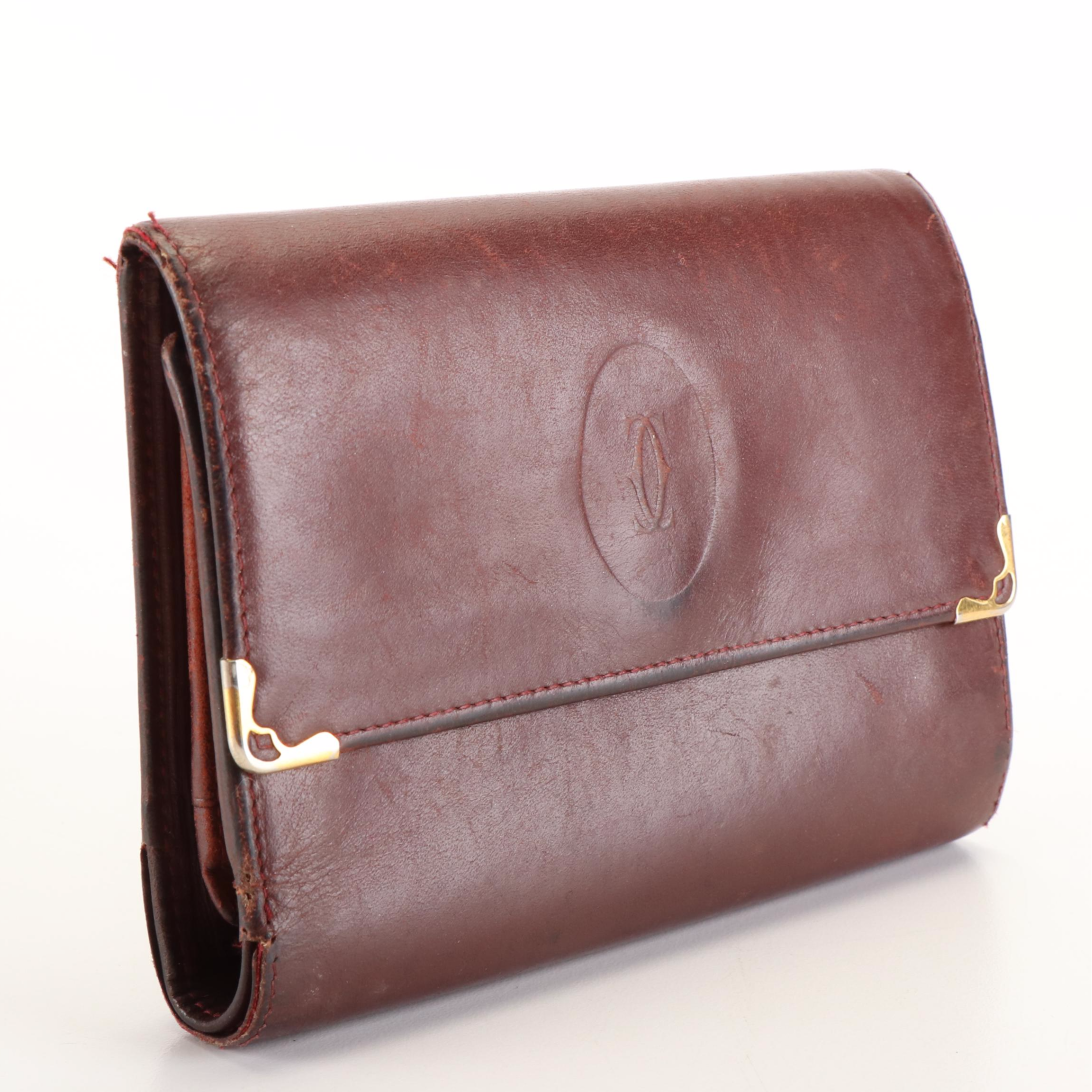 Cartier Must de Cartier Trifold Compact Wallet