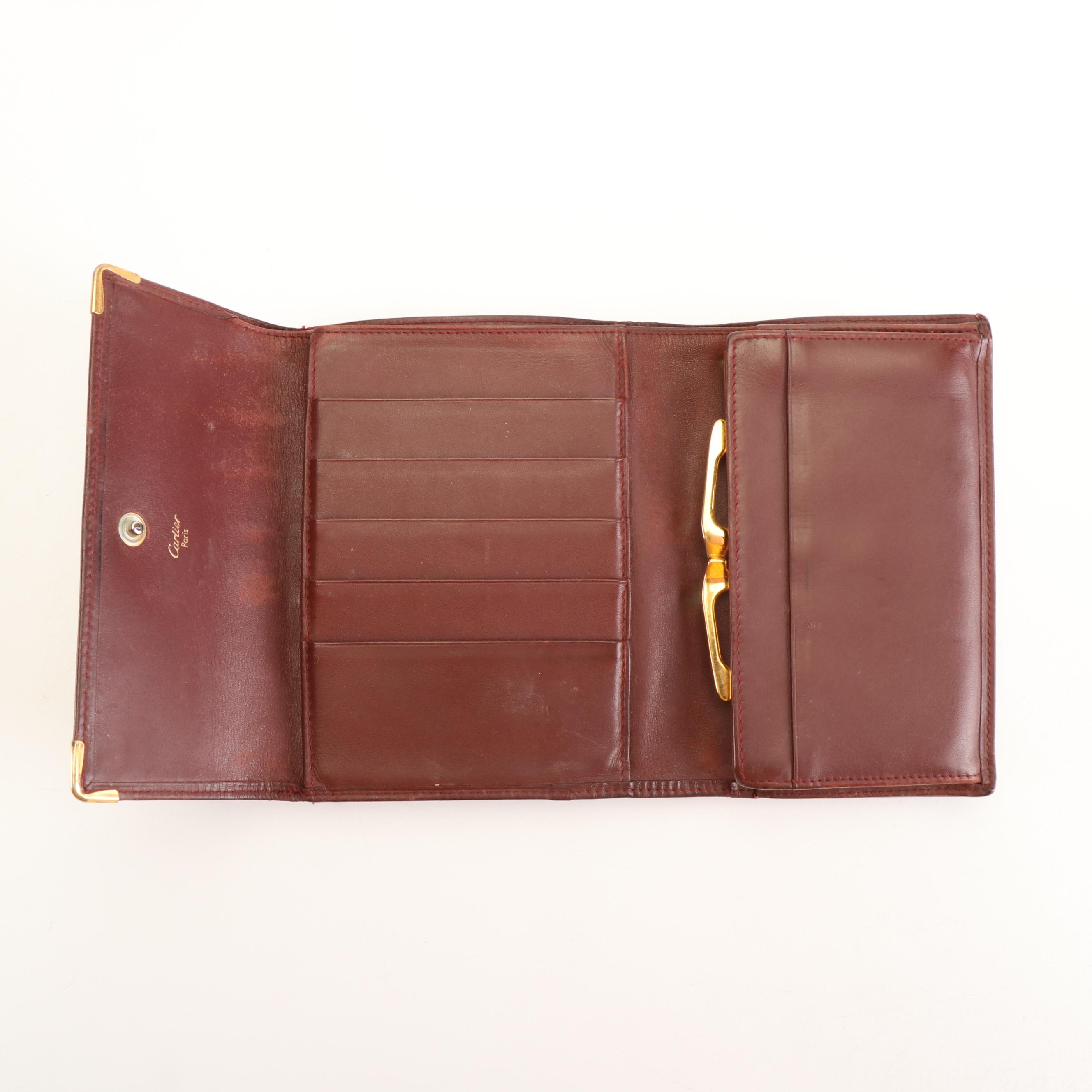 Cartier Must de Cartier Trifold Compact Wallet