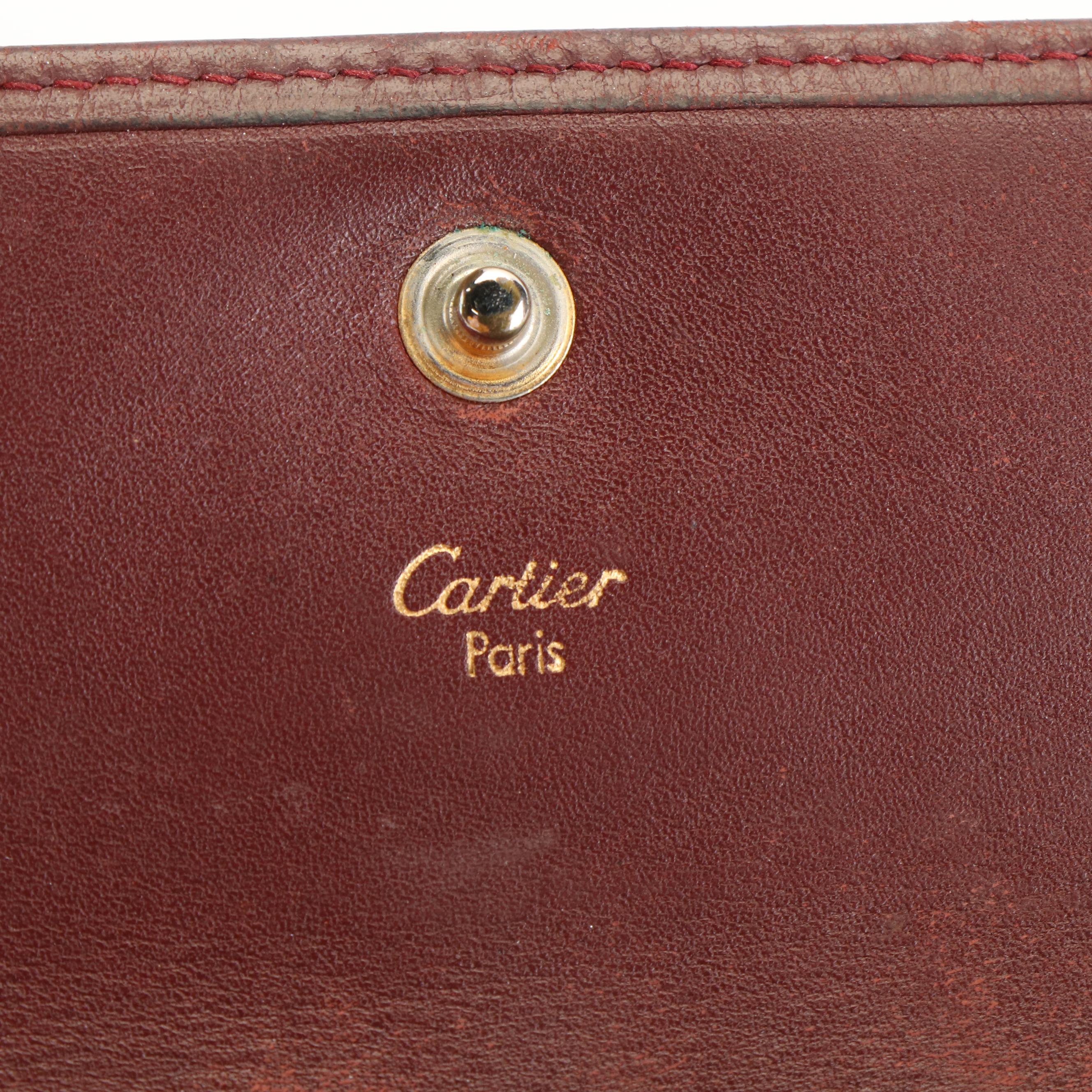Cartier Must de Cartier Trifold Compact Wallet
