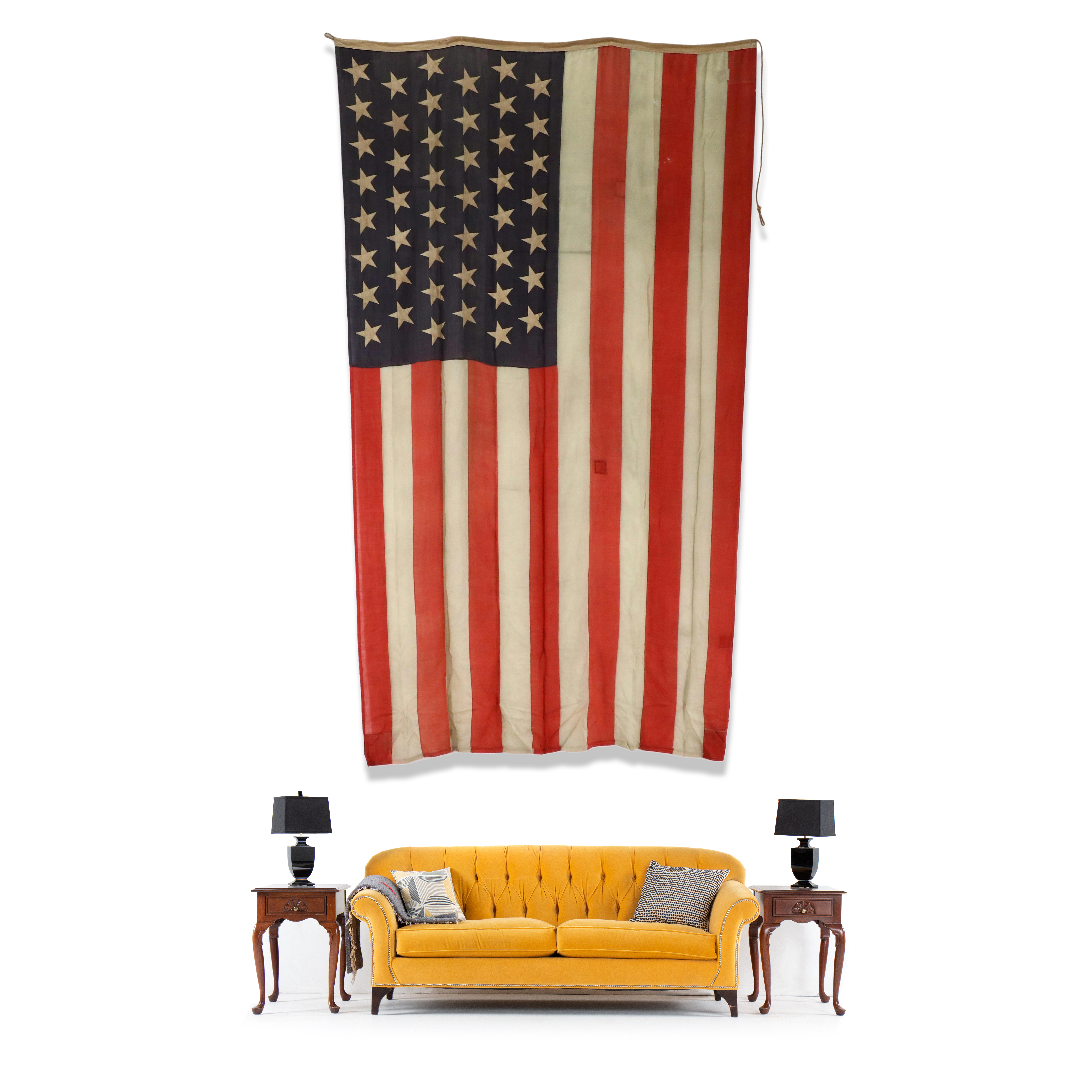 US Army Standard 48-Star American Flag, Early to Mid-20th Century