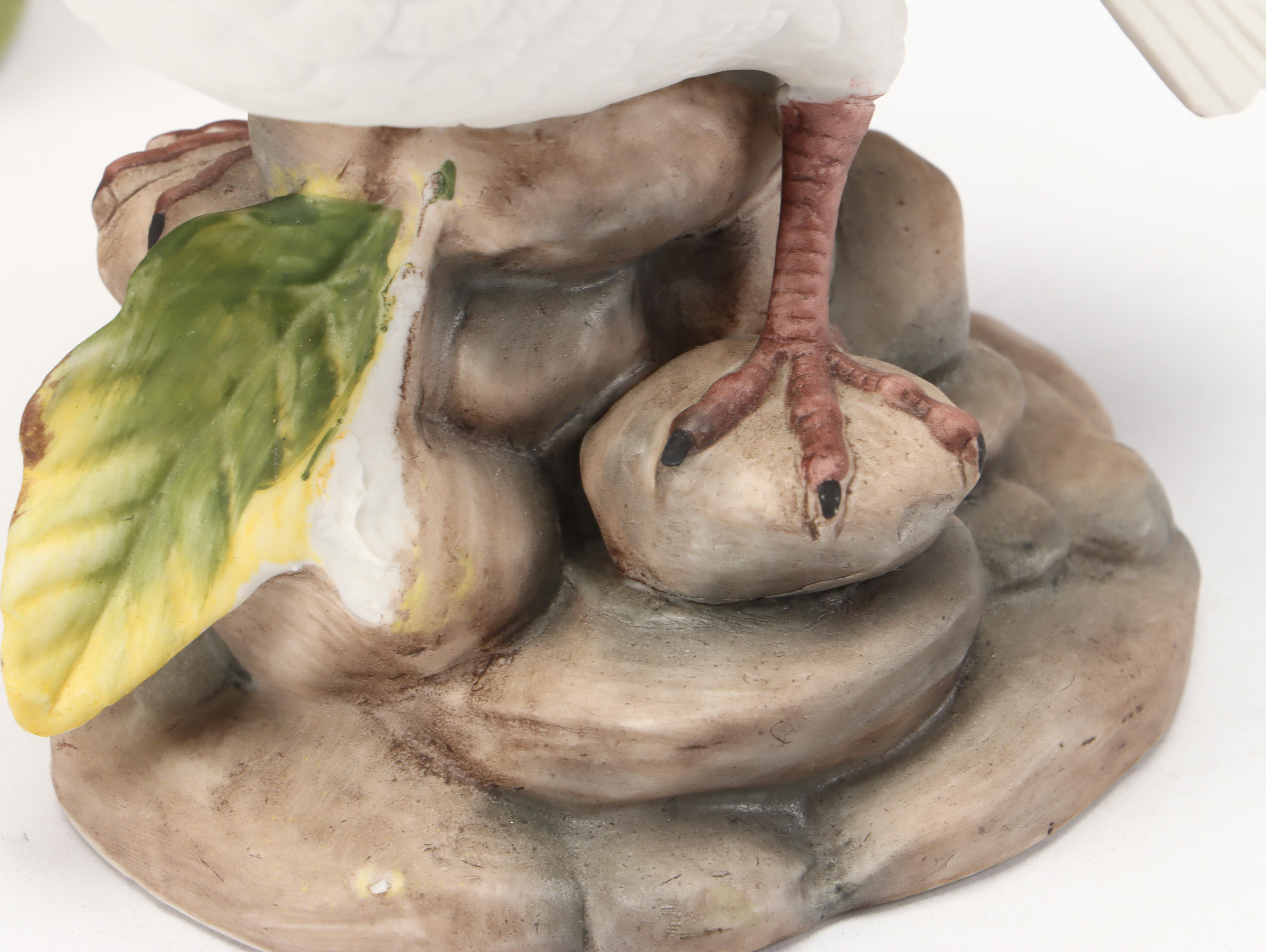 Moriyama China Putto Pulling Cart with Lefton Cart and More Porcelain Figurines