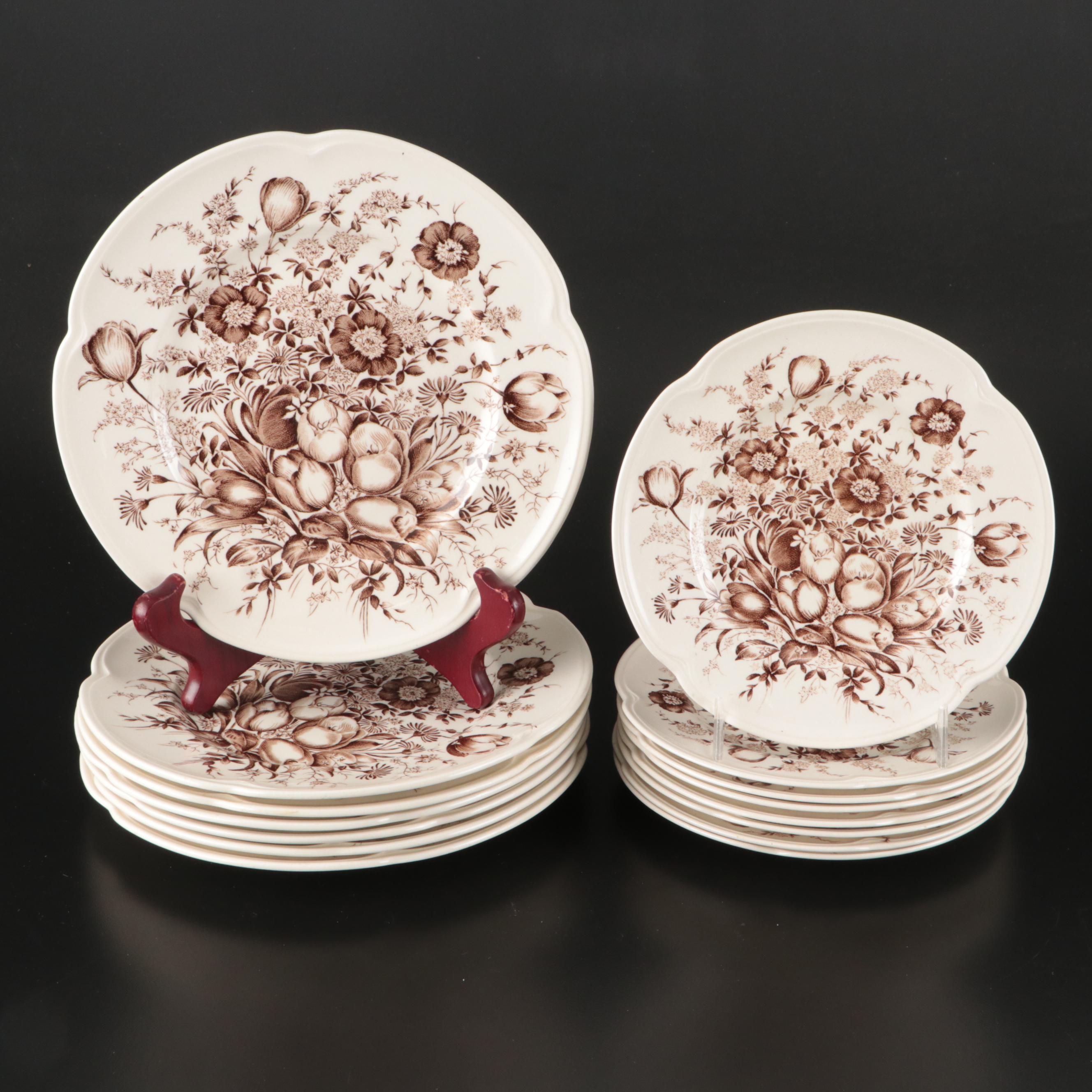 Johnson Bros. "Dover" Dinnerware with "Harvest Time" Gravy Boat