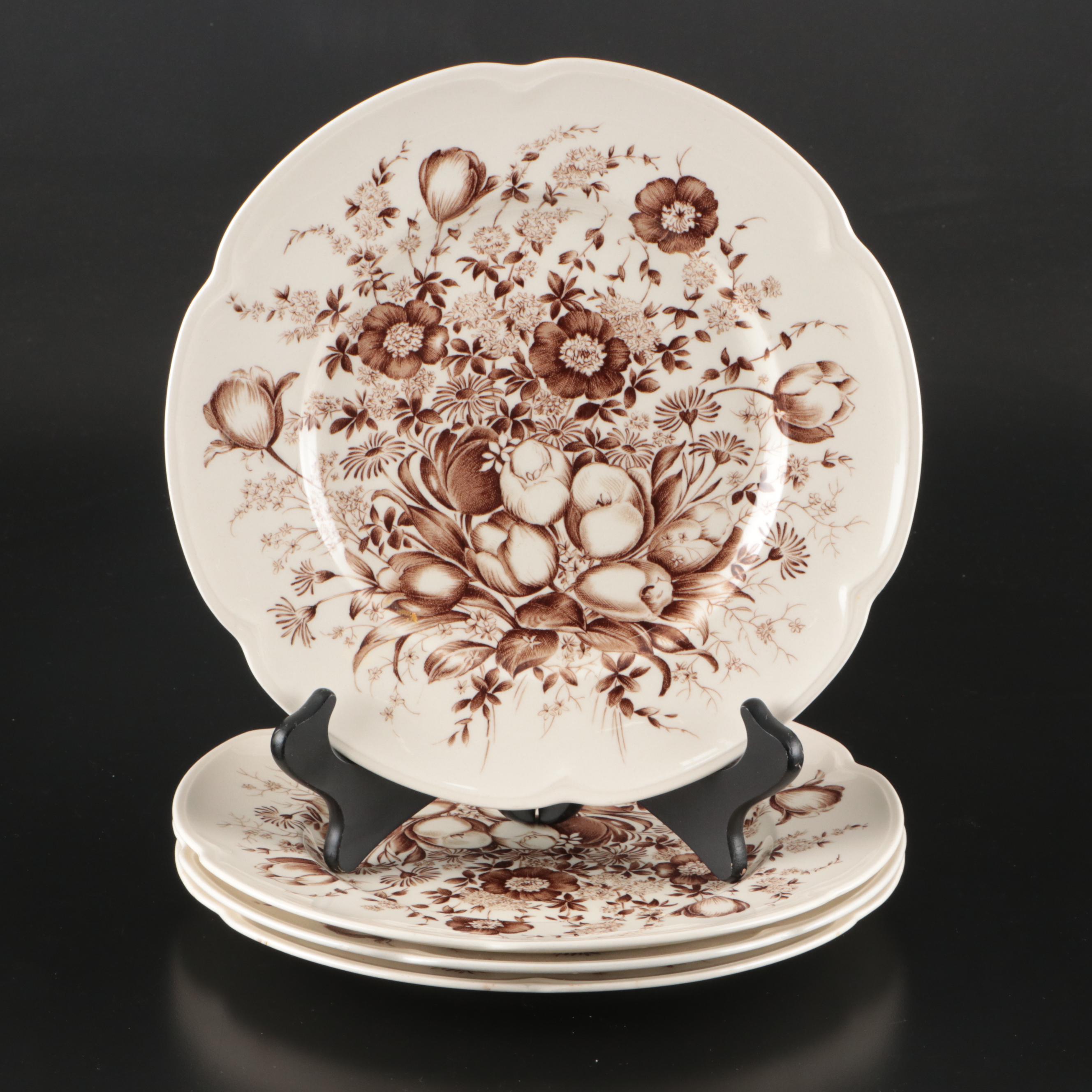 Johnson Bros. "Dover" Dinnerware with "Harvest Time" Gravy Boat