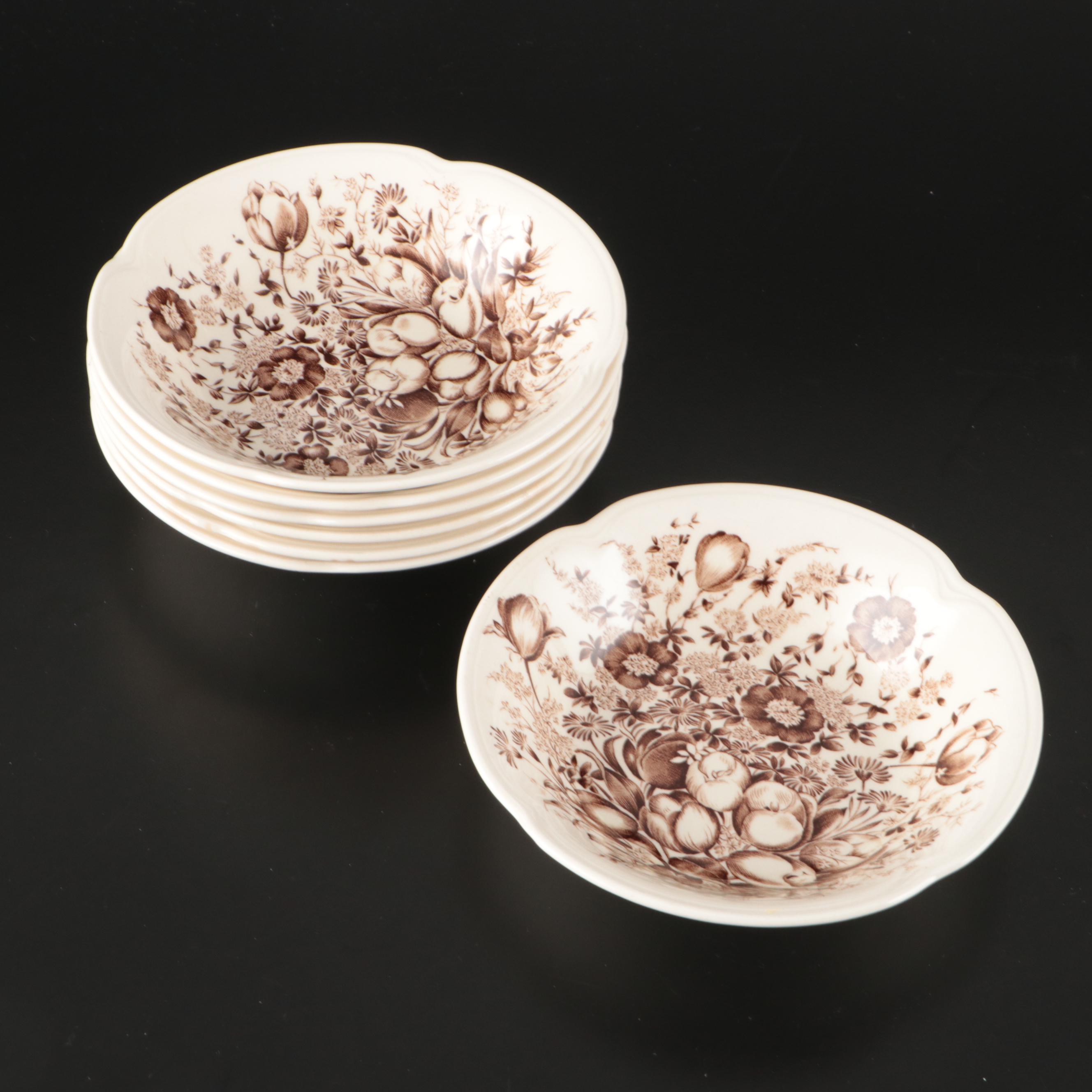 Johnson Bros. "Dover" Dinnerware with "Harvest Time" Gravy Boat