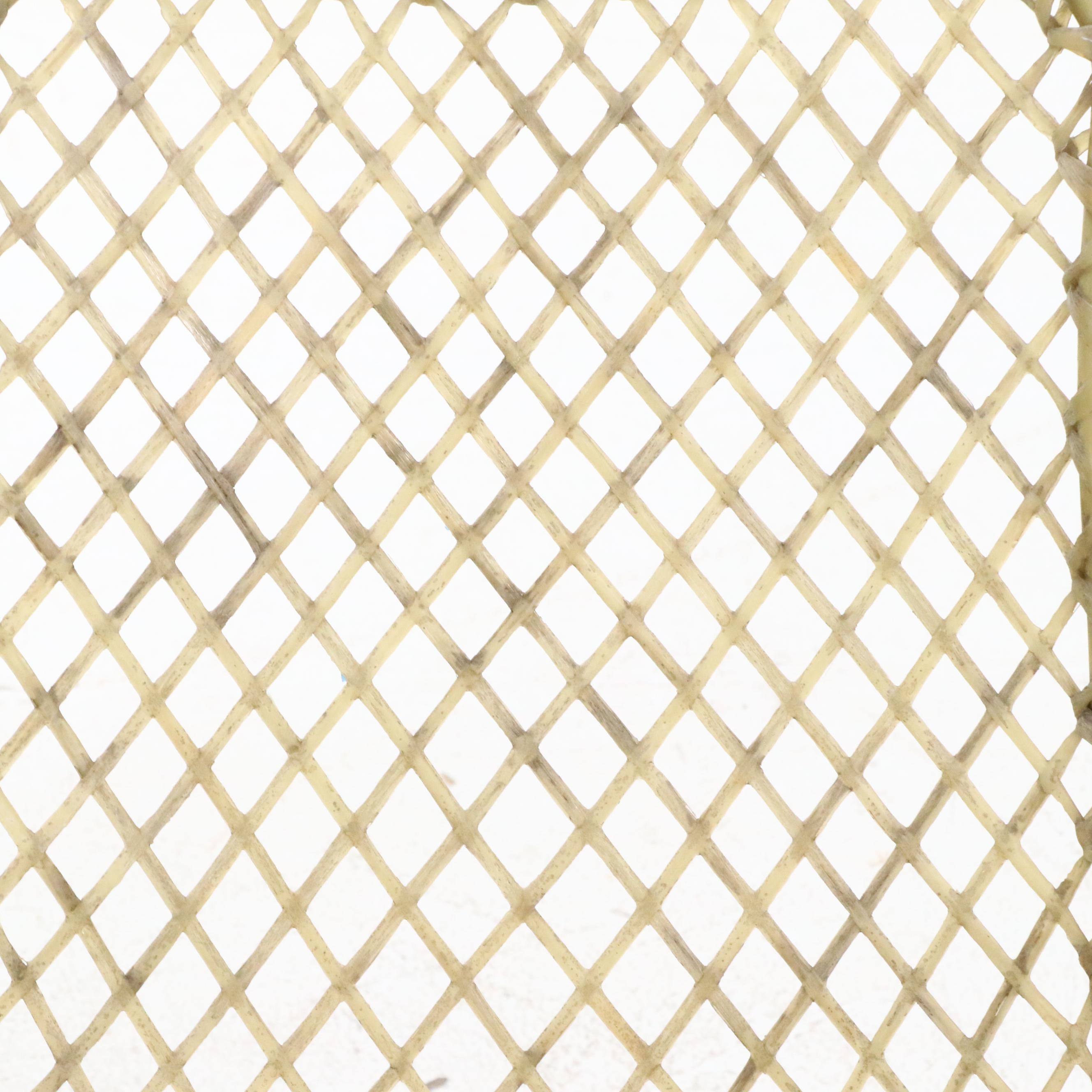 Six Troy Sunshade Co. Mid Century Modern Resin "String" Chairs