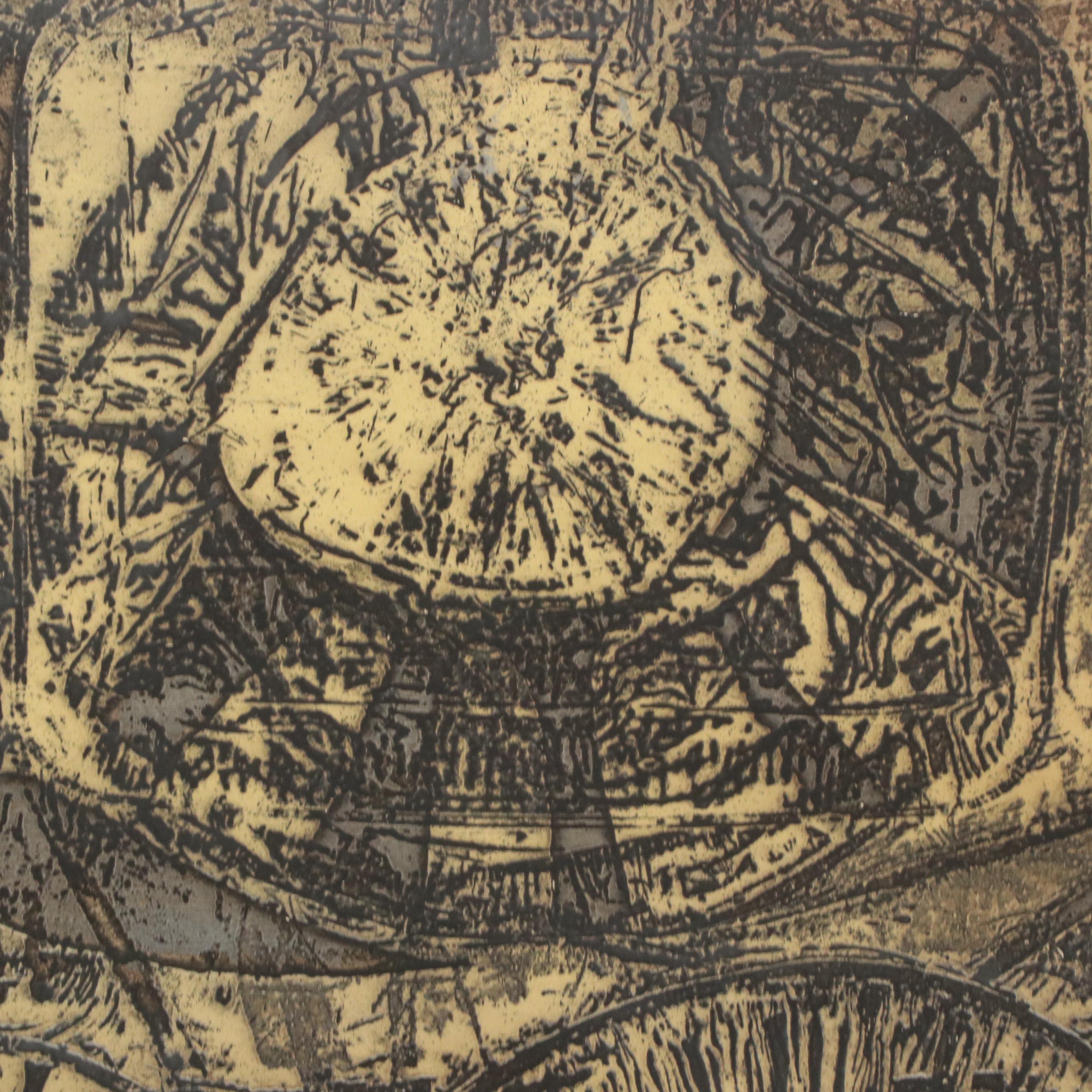 Edward Bartram Etching "Mandalas"