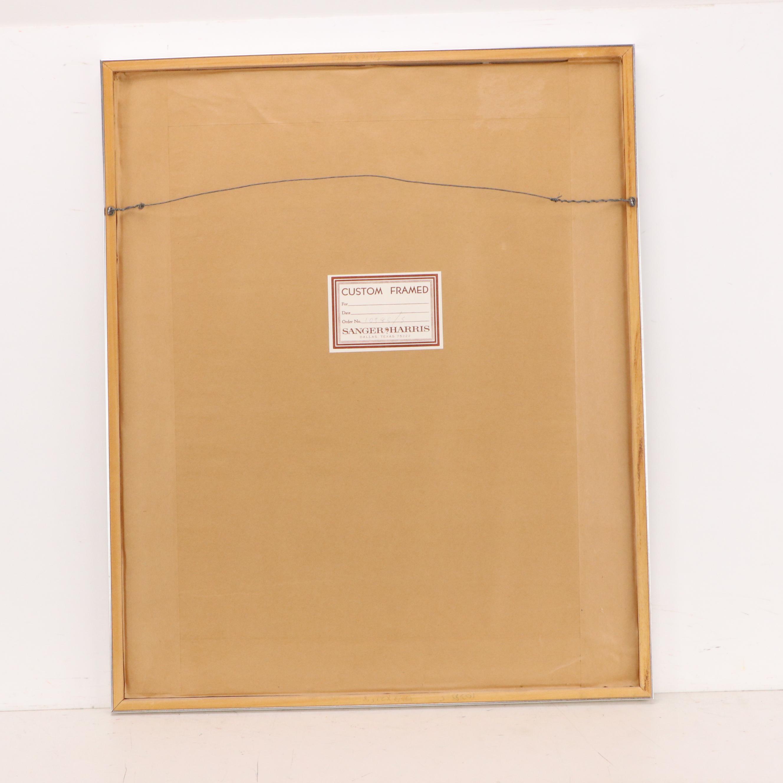 Edward Bartram Etching "Mandalas"