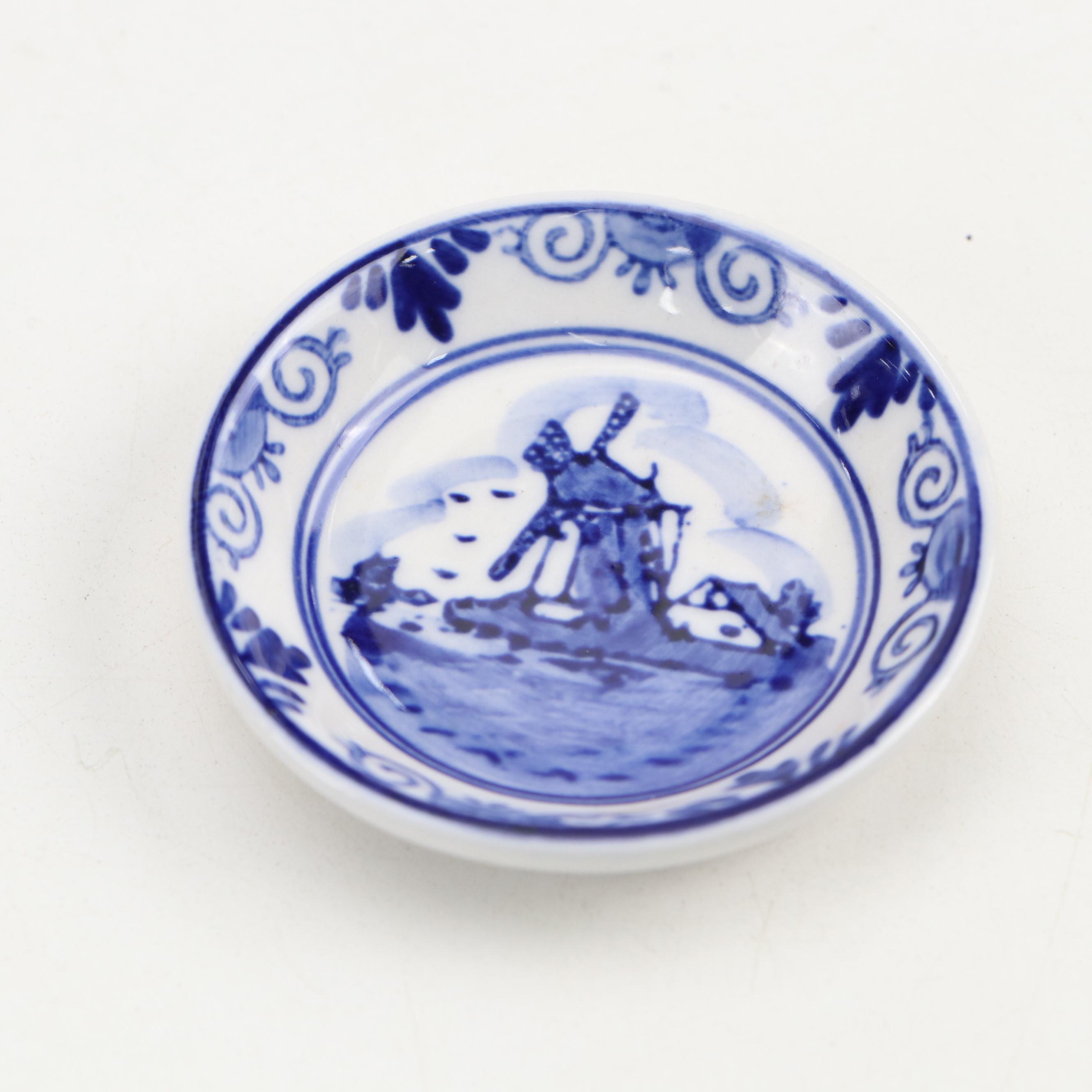 Pfaltzgraff "Village" Box with Elesva Dish, Marble Egg and More Ceramic Décor