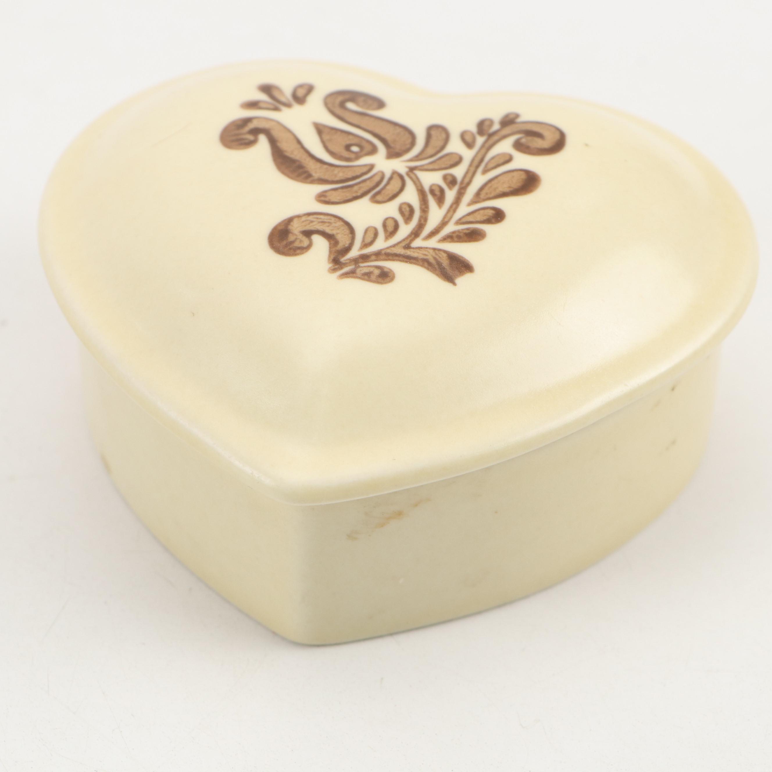 Pfaltzgraff "Village" Box with Elesva Dish, Marble Egg and More Ceramic Décor