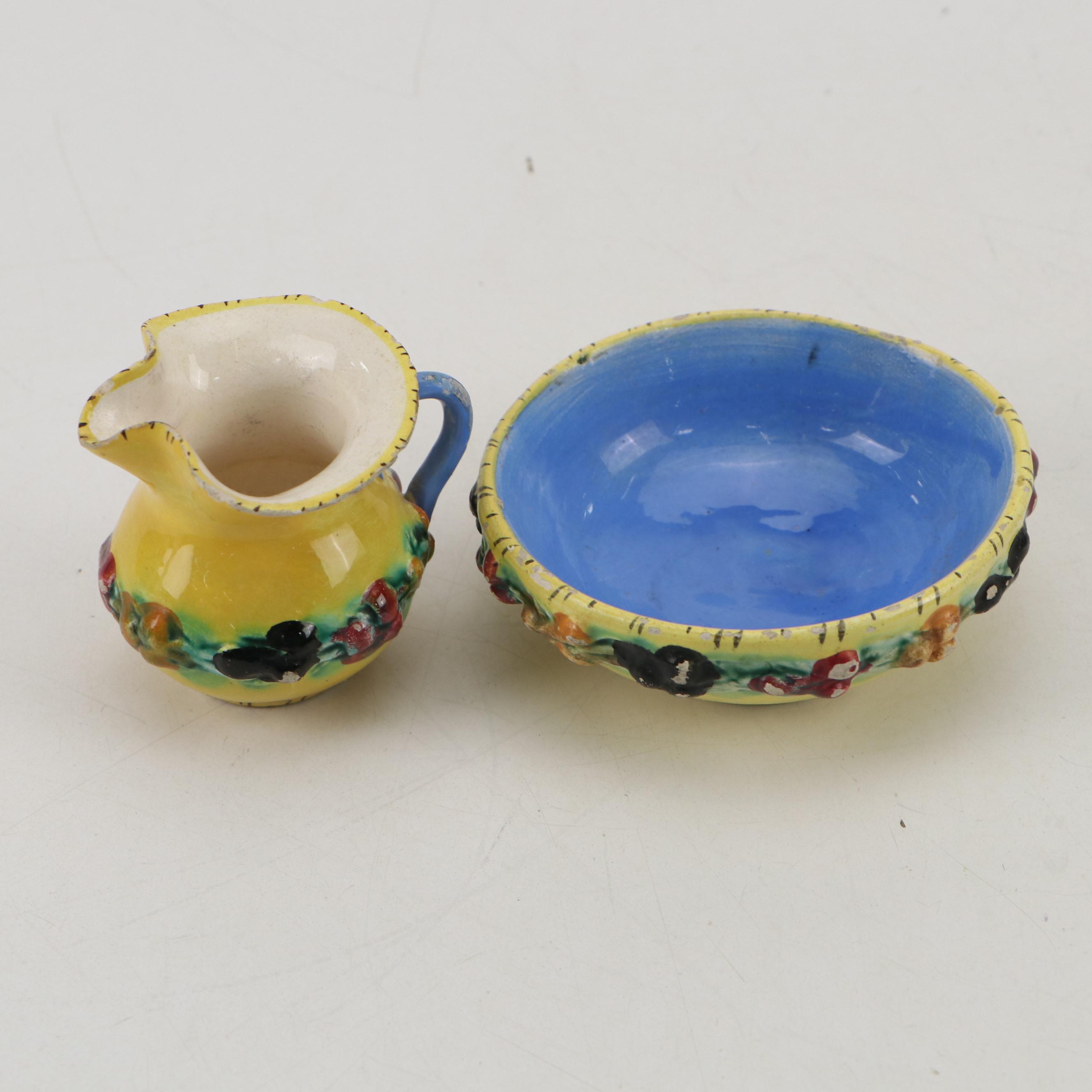 Pfaltzgraff "Village" Box with Elesva Dish, Marble Egg and More Ceramic Décor