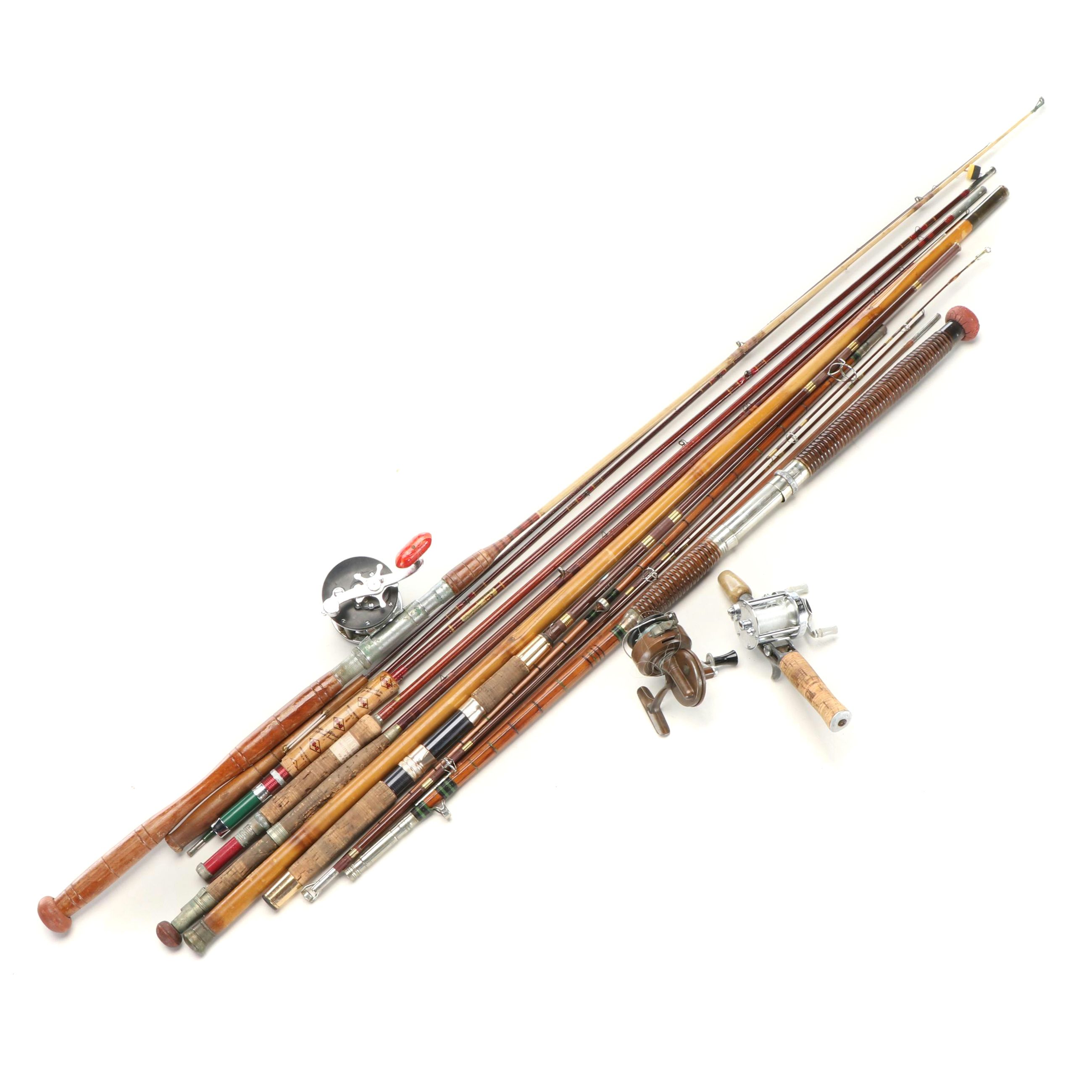 Montague 8' Holloglass Fly Rod with More Fishing Rods