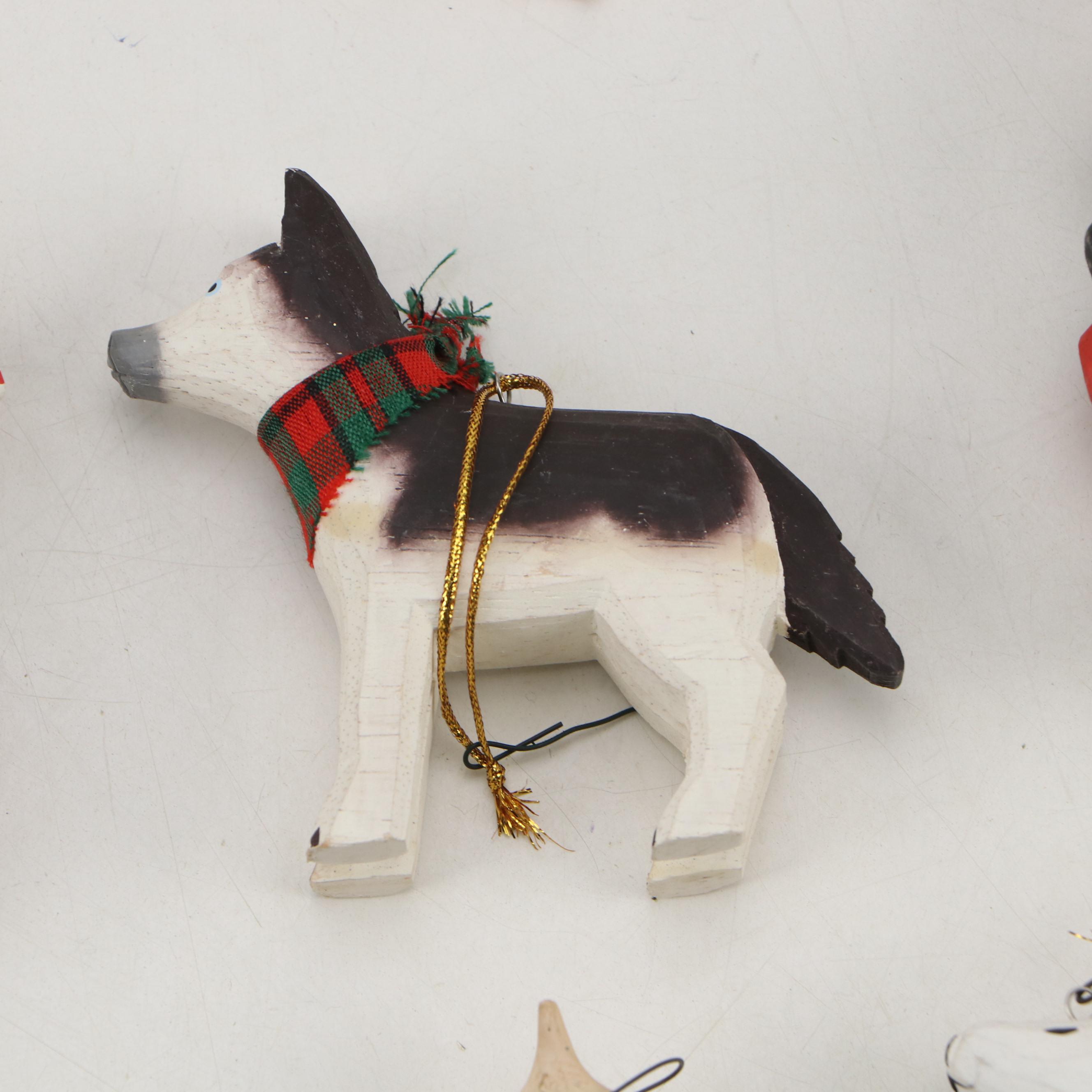 Crate & Barrel with Other Folk Art Style Christmas Ornaments
