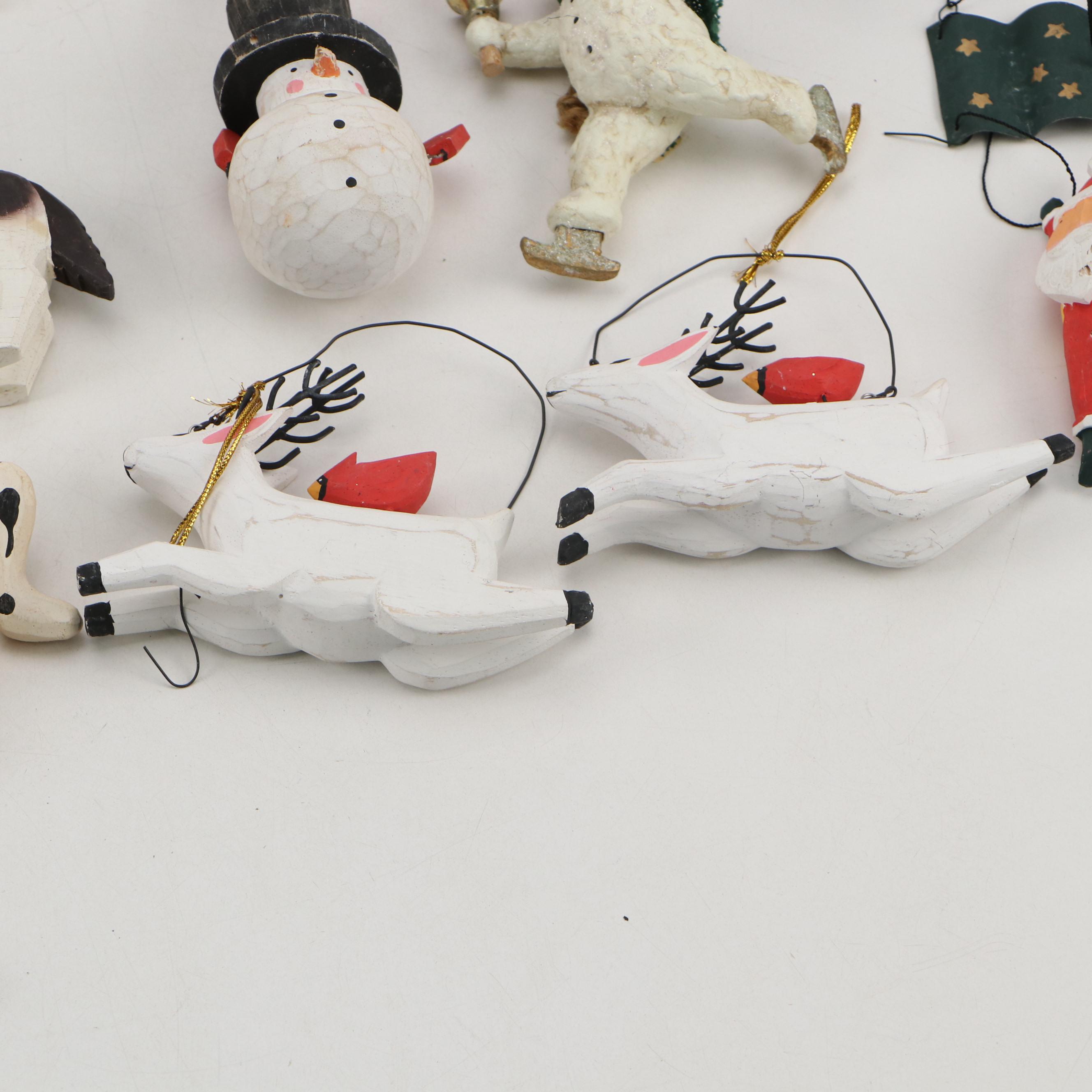 Crate & Barrel with Other Folk Art Style Christmas Ornaments