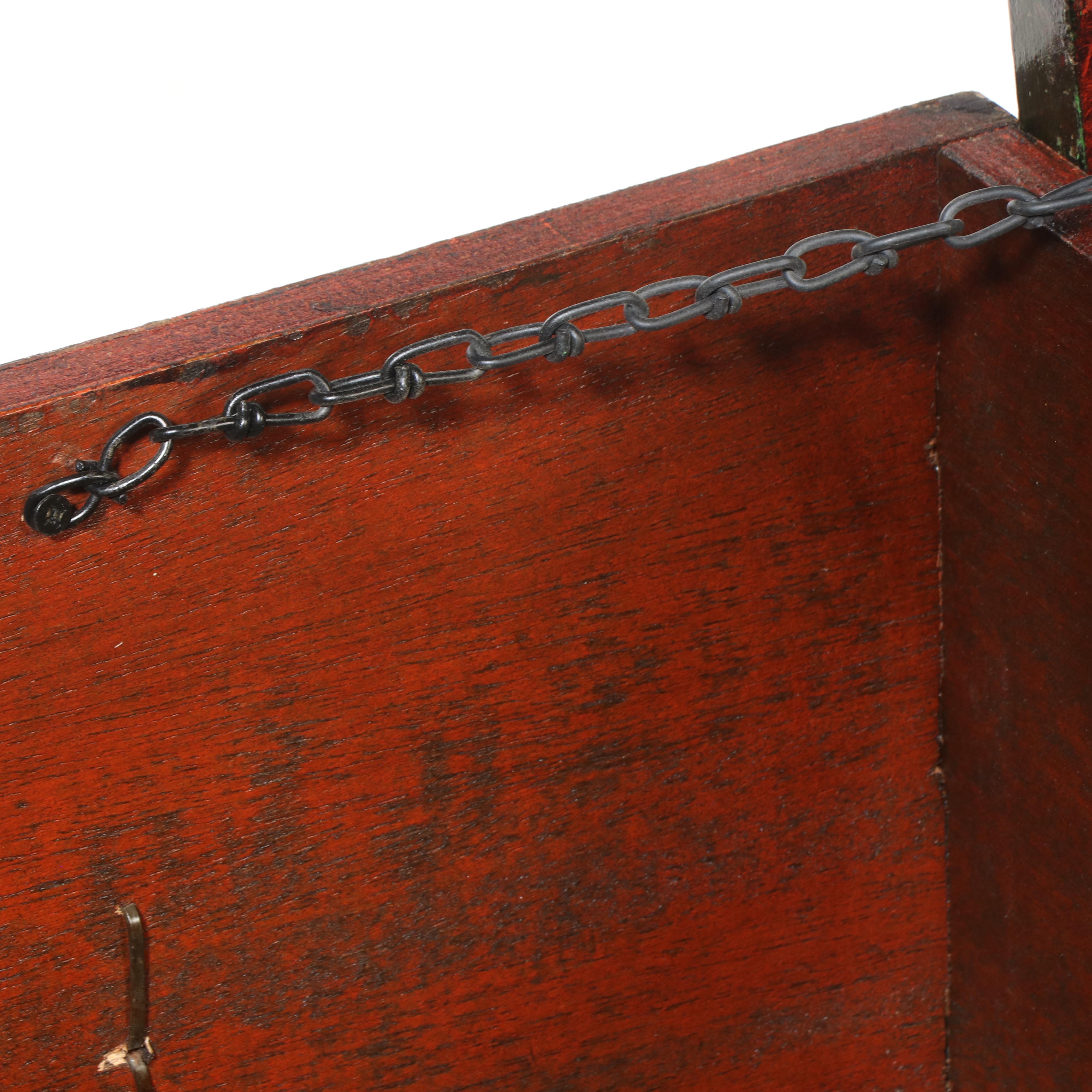 Spanish Colonial Style Polychrome-Decorated Two-Drawer Chest