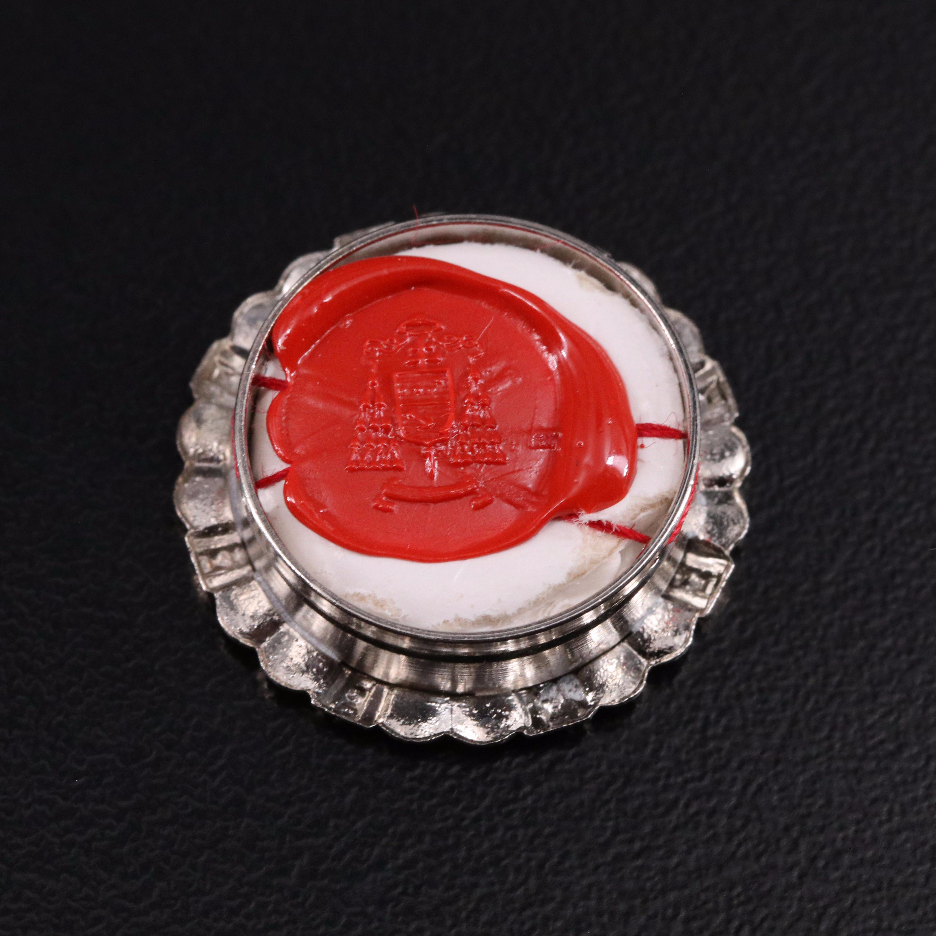 First Class Relic of Cardinal Marcantonio Barbarigo in Reliquary with Seal