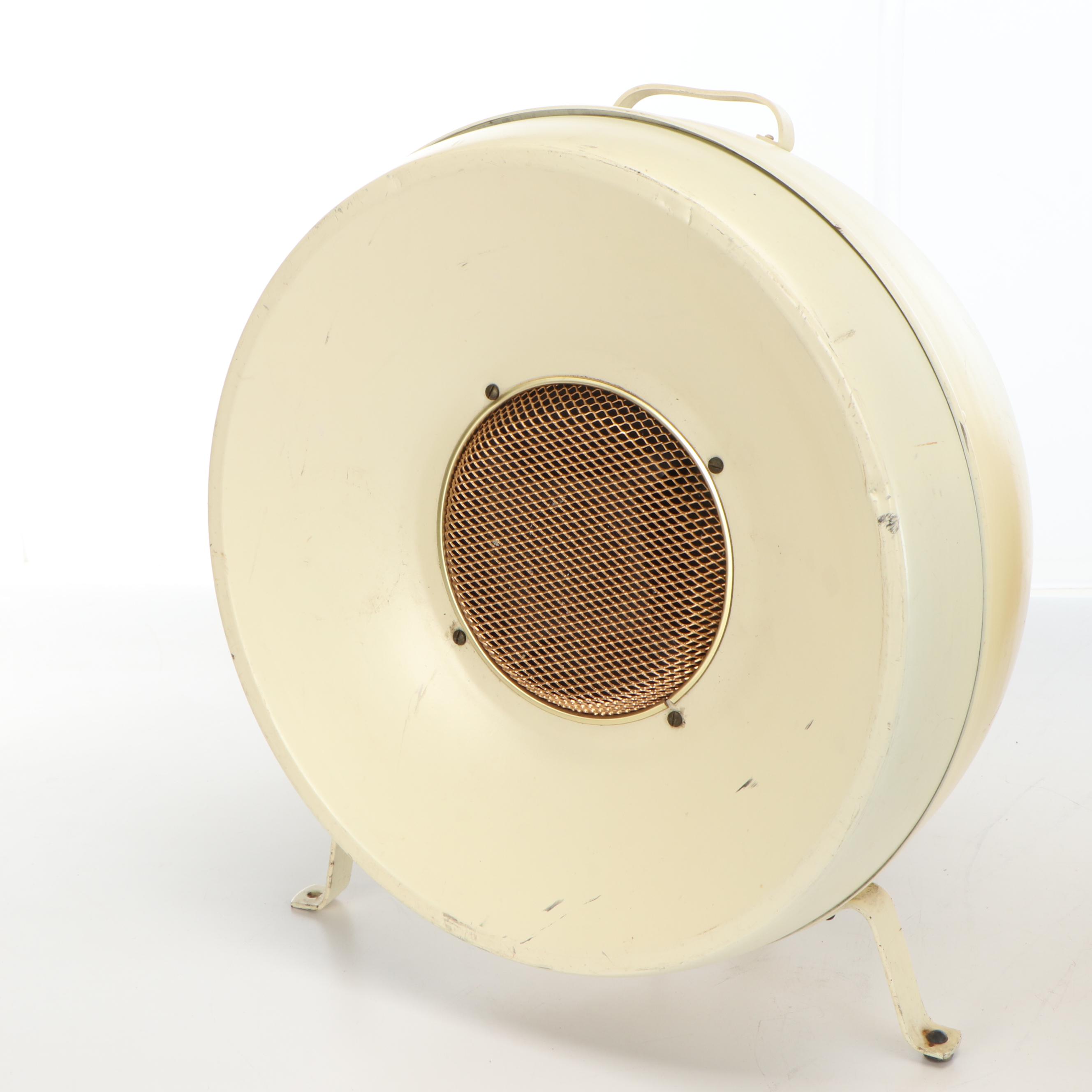 Bozak Mid Century Modern Enameled Metal Outdoor Speakers