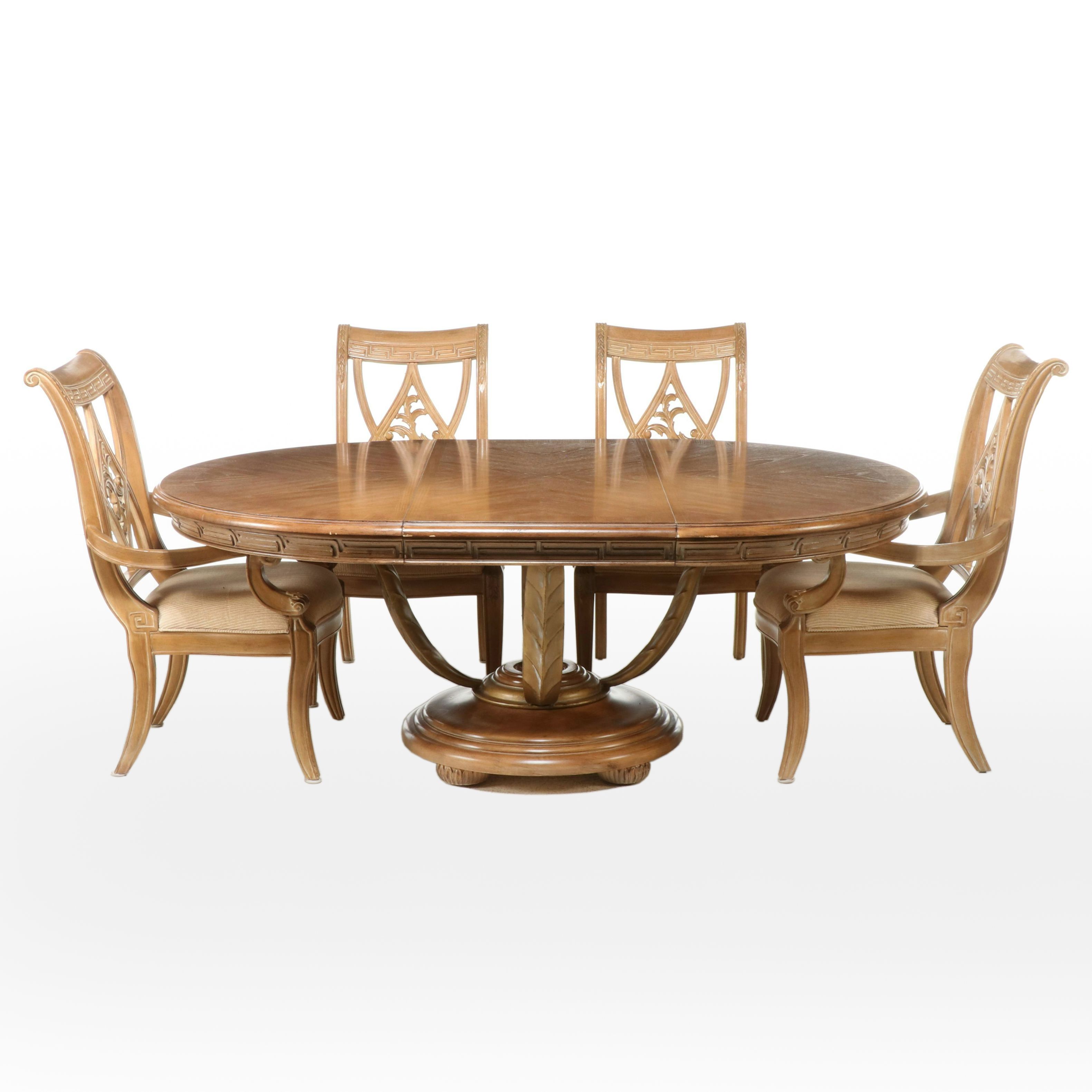 Five-Piece French Regency Style Dining Set