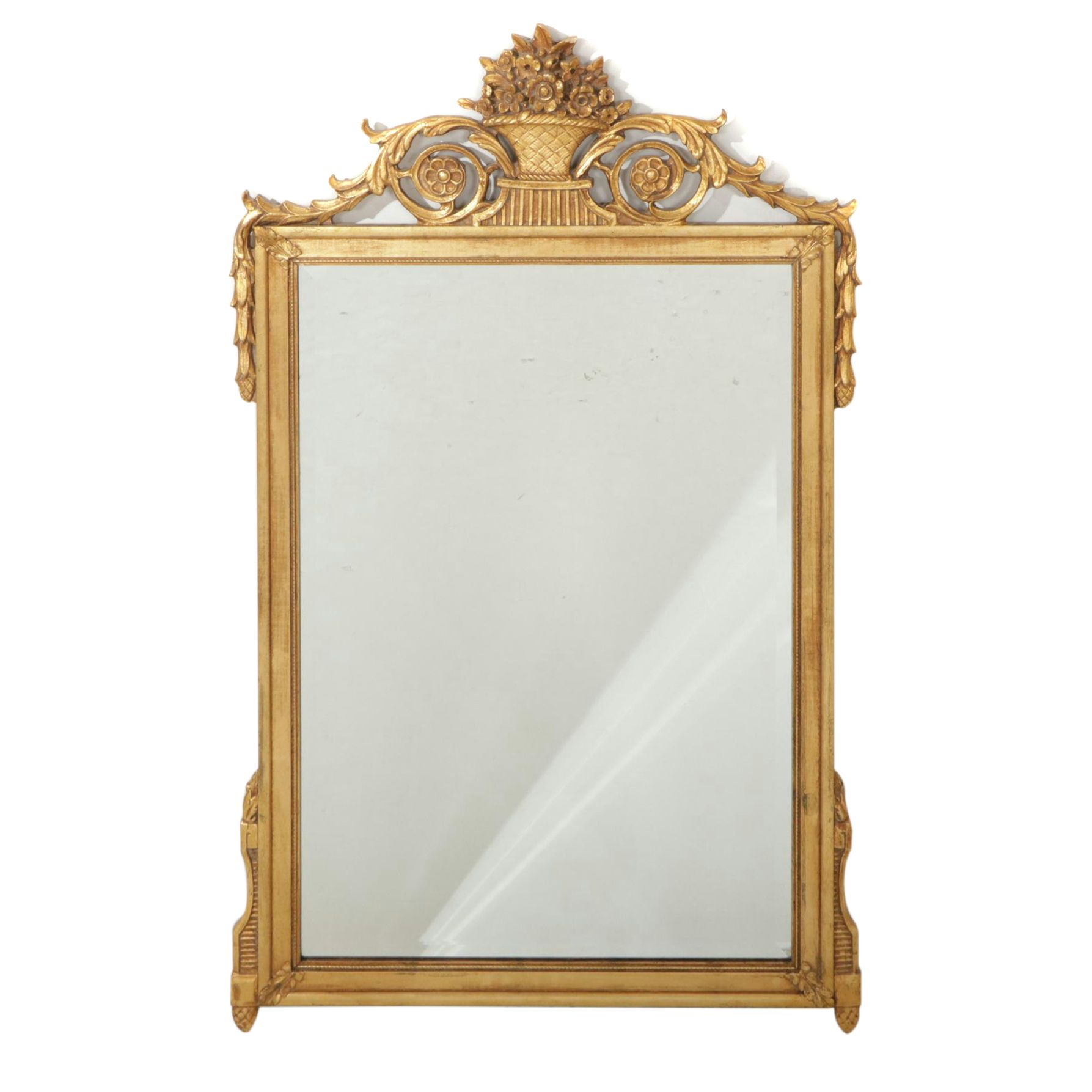 Louis XV Style Wall Mirror, Late 20th Century
