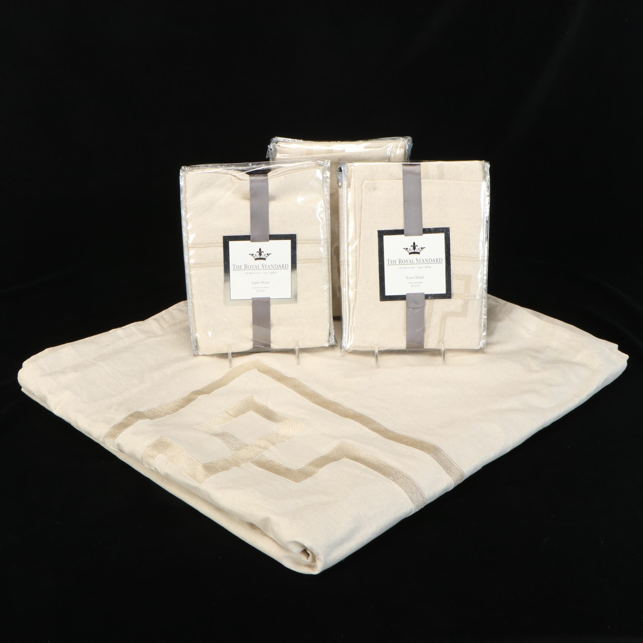 The Royal Standard Queen Size Blanket with Euro Shams