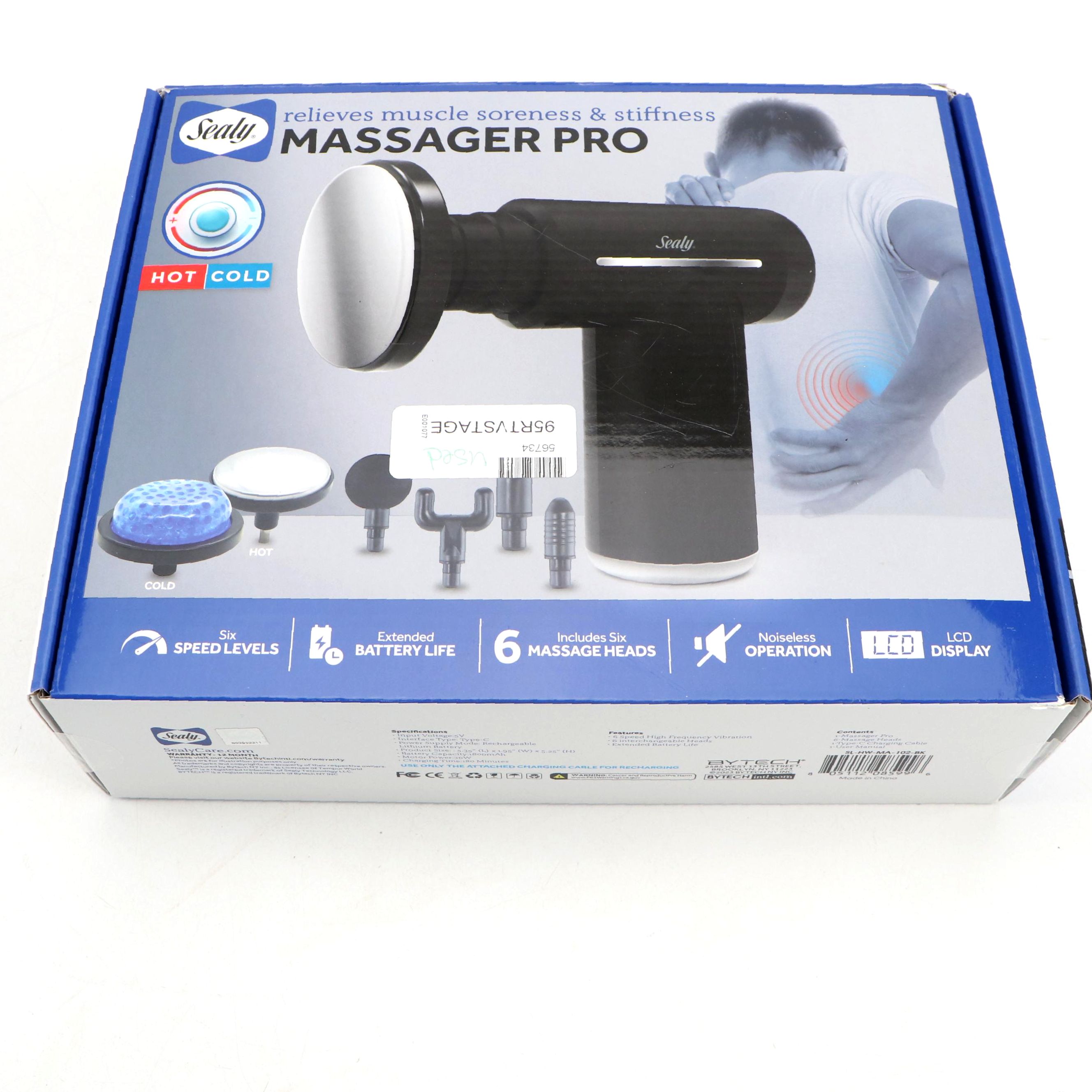 Sealy Massager Pro and Wizard Eye Mask Electric Heated Eye Mask