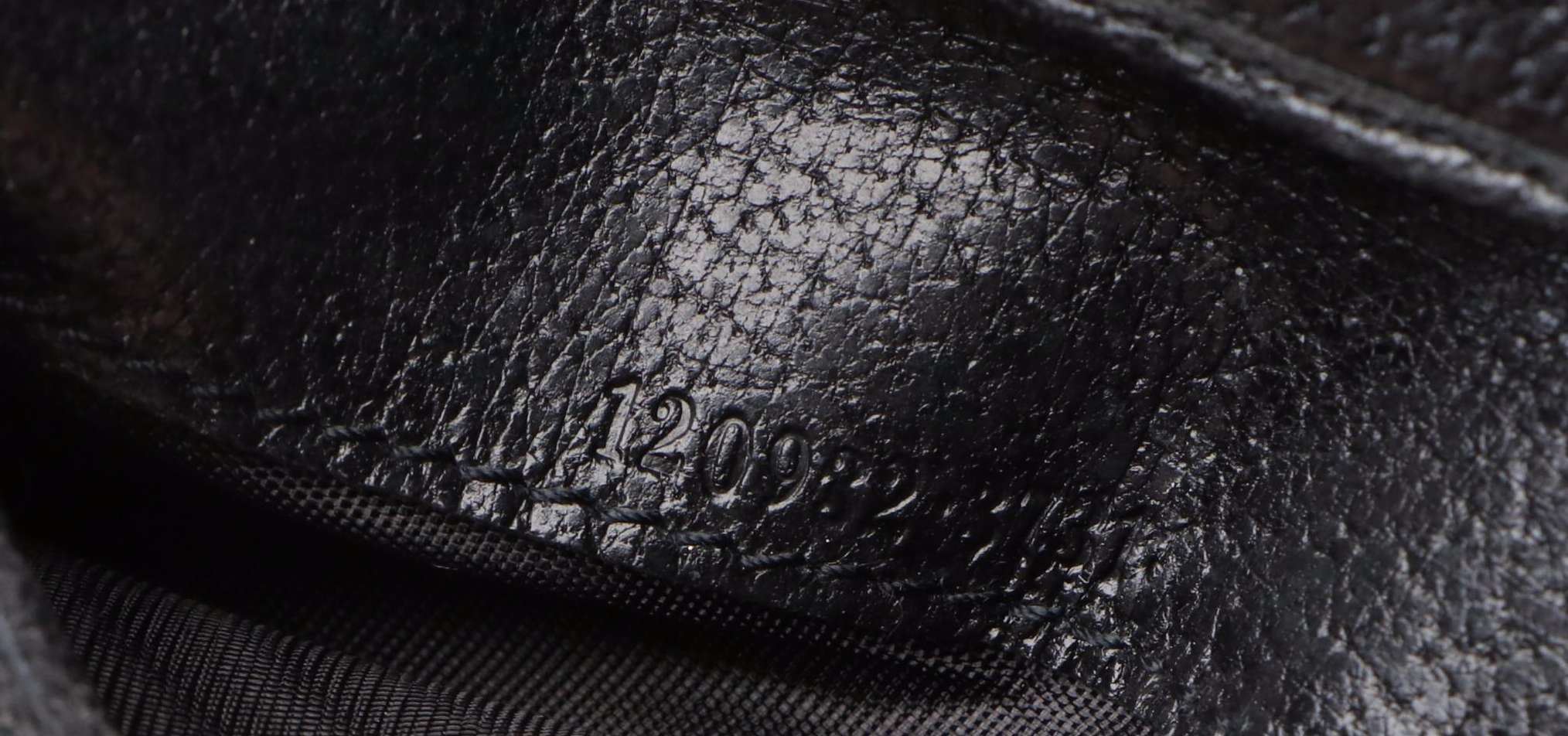 Gucci Black GG Canvas and Leather Eclipse Compact Wallet in Box