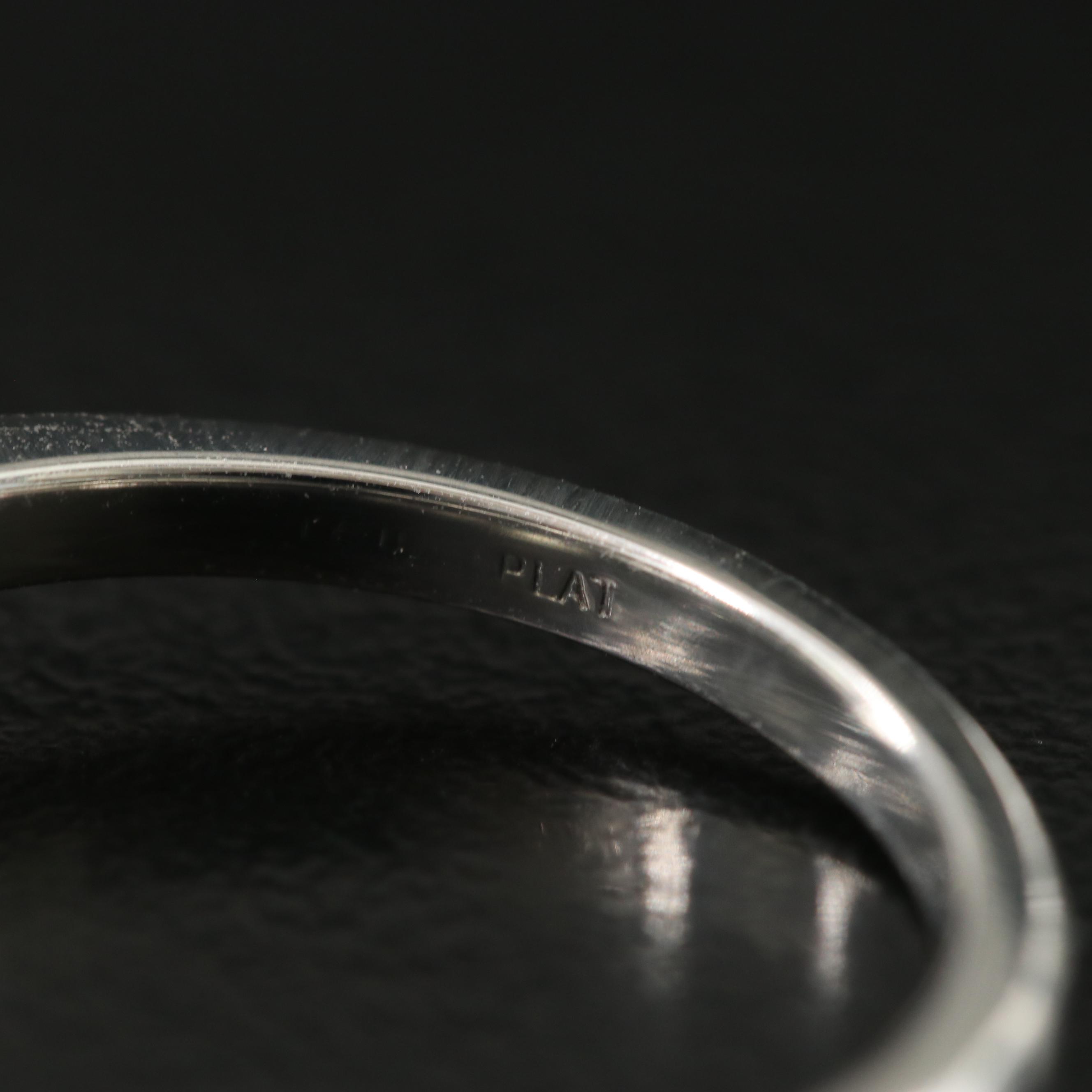 Platinum 2.40 CTW Diamond Ring with GIA eReport