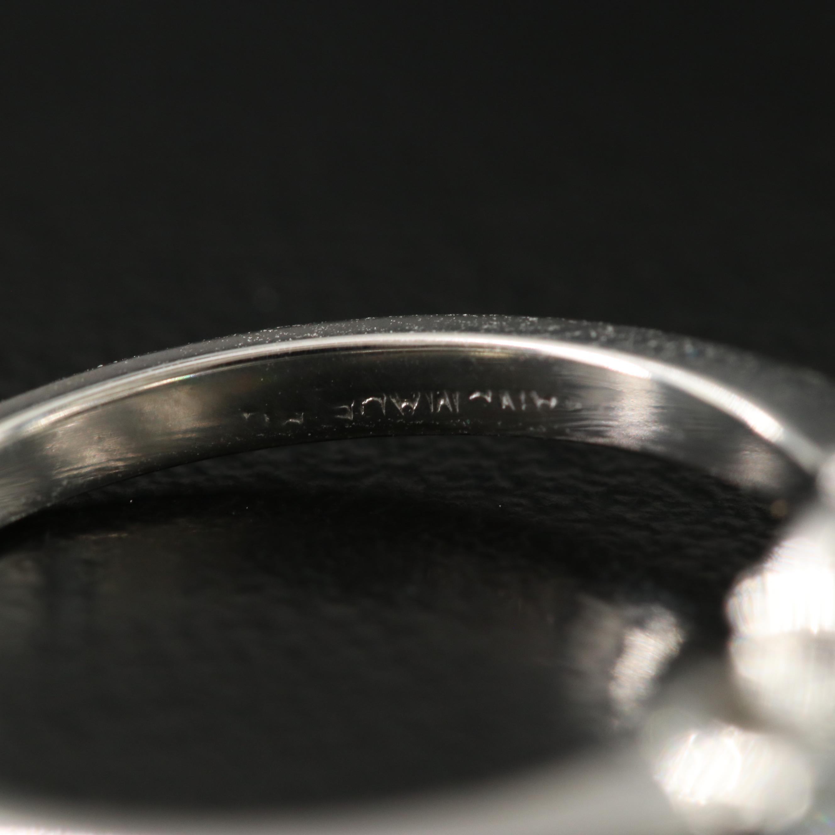 Platinum 2.40 CTW Diamond Ring with GIA eReport