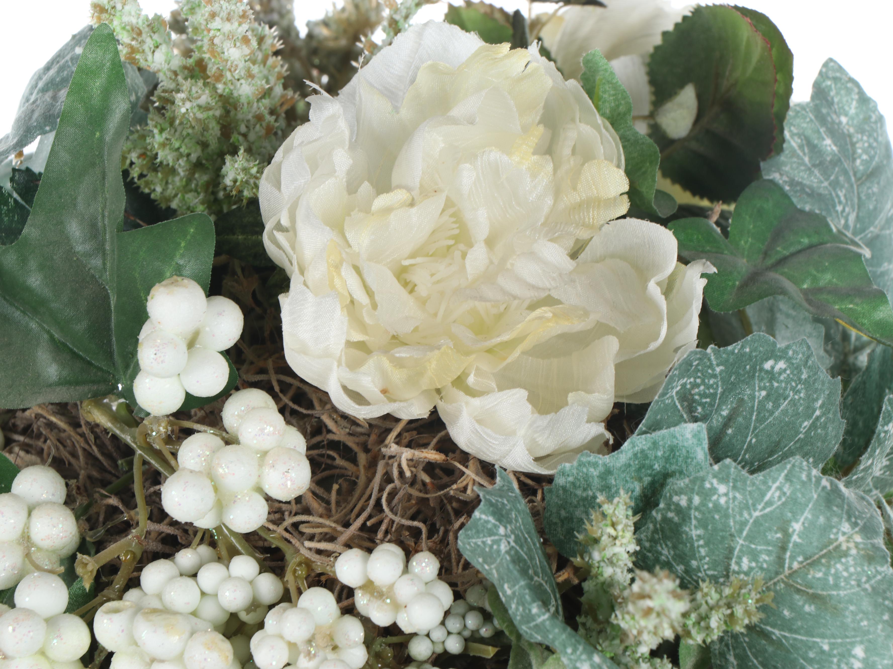 Wire Obelisk Tiered Plant Stand & Stair Step Topiaries With Faux Fruit & Flowers