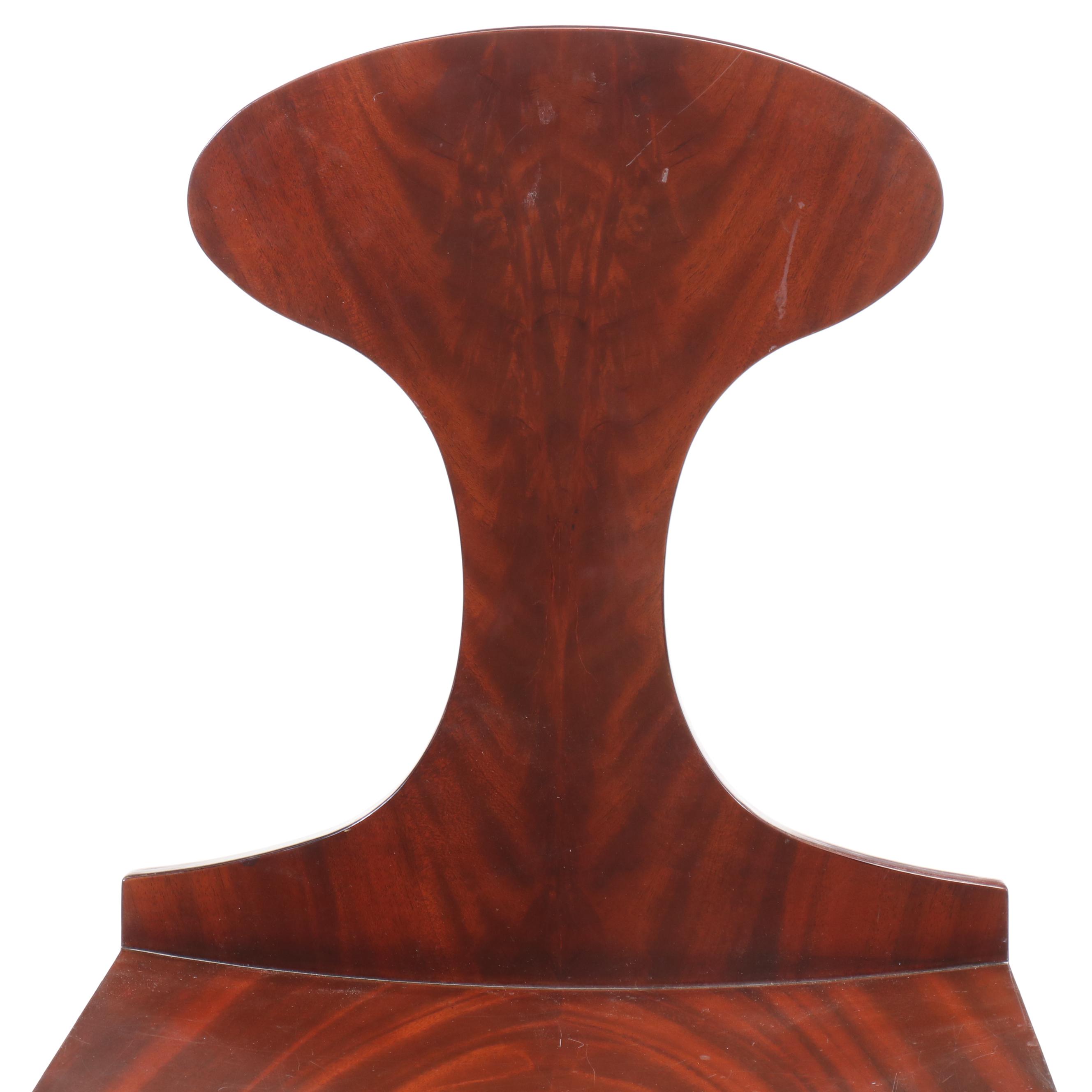 Bolier & Company by Decca Modernist Style Flame Mahogany-Veneered Side Chair