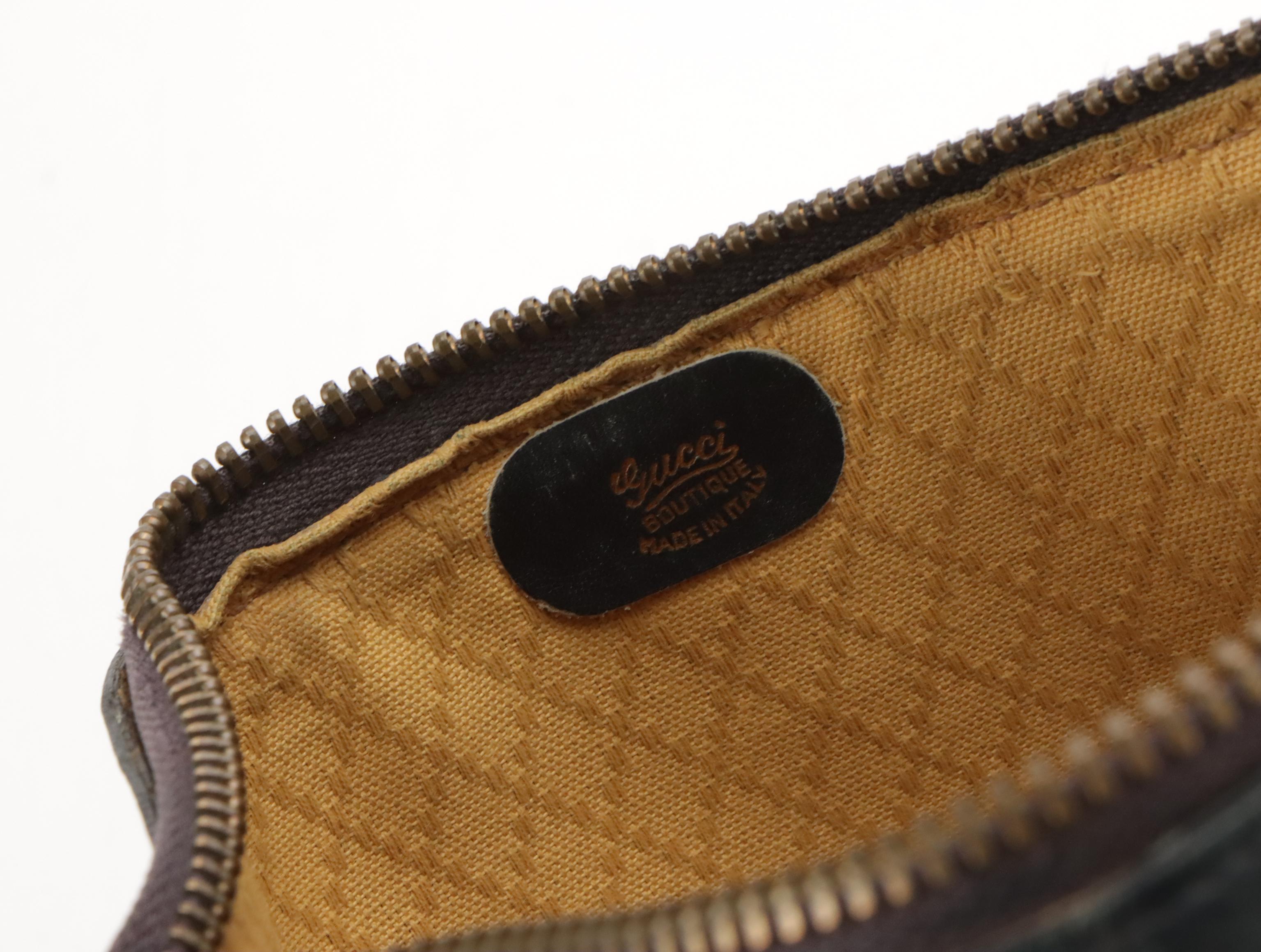 Gucci Boutique Crossbody in Navy Blue GG Supreme Canvas and Leather