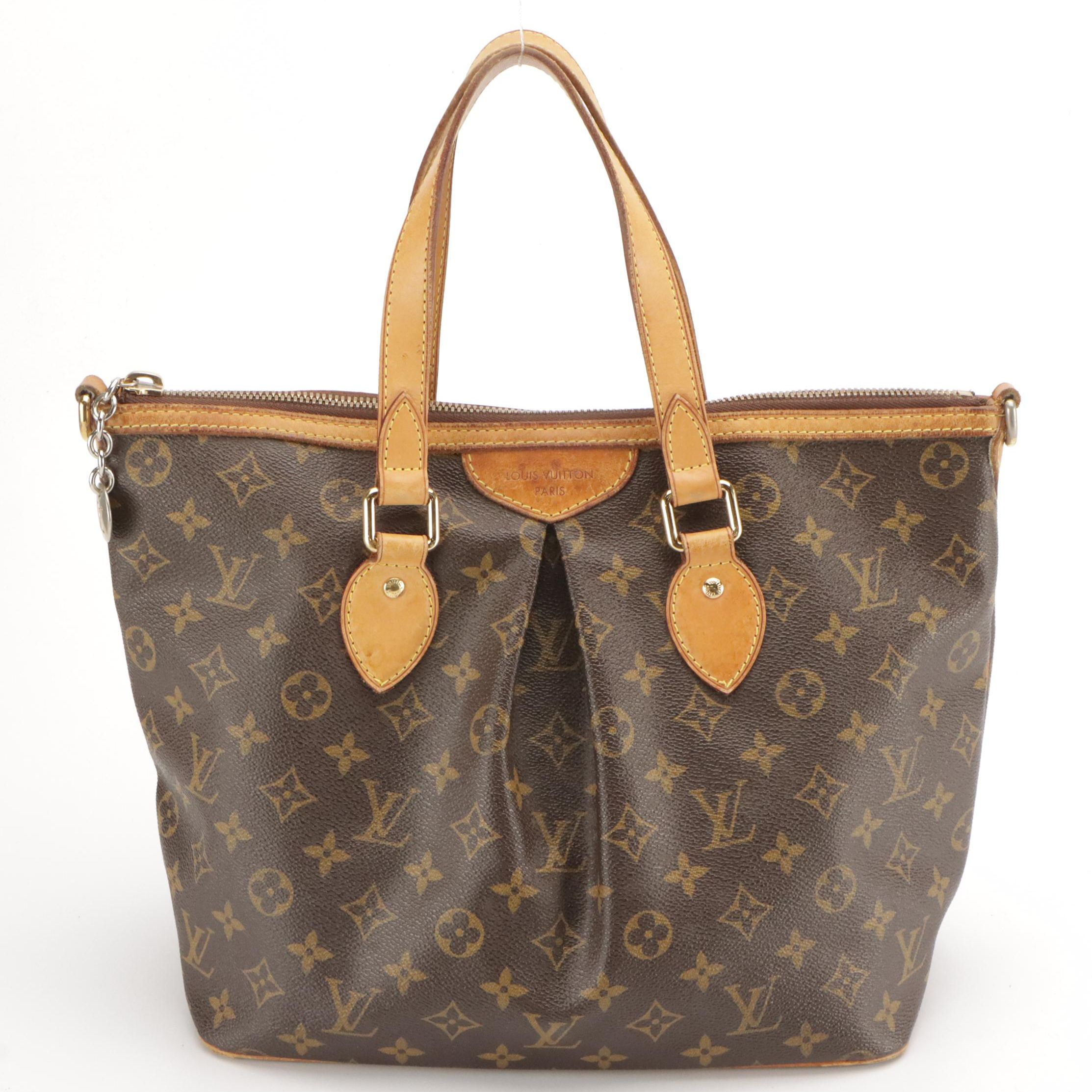 Louis Vuitton Palermo PM Two-Way Bag in Monogram Canvas and Leather