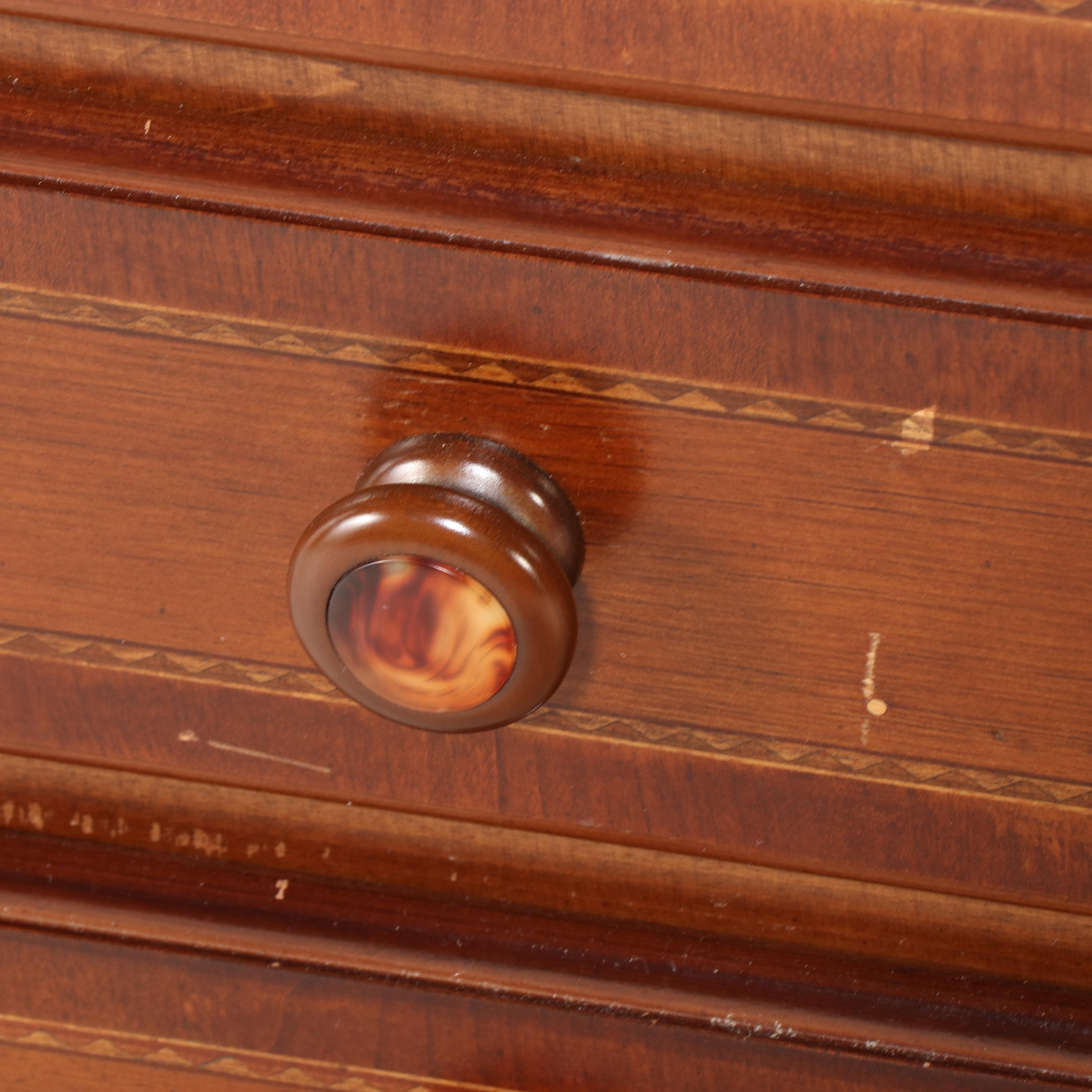 Pair of Alexander Julian "Home Colours" Cherrywood Three-Drawer Nightstands