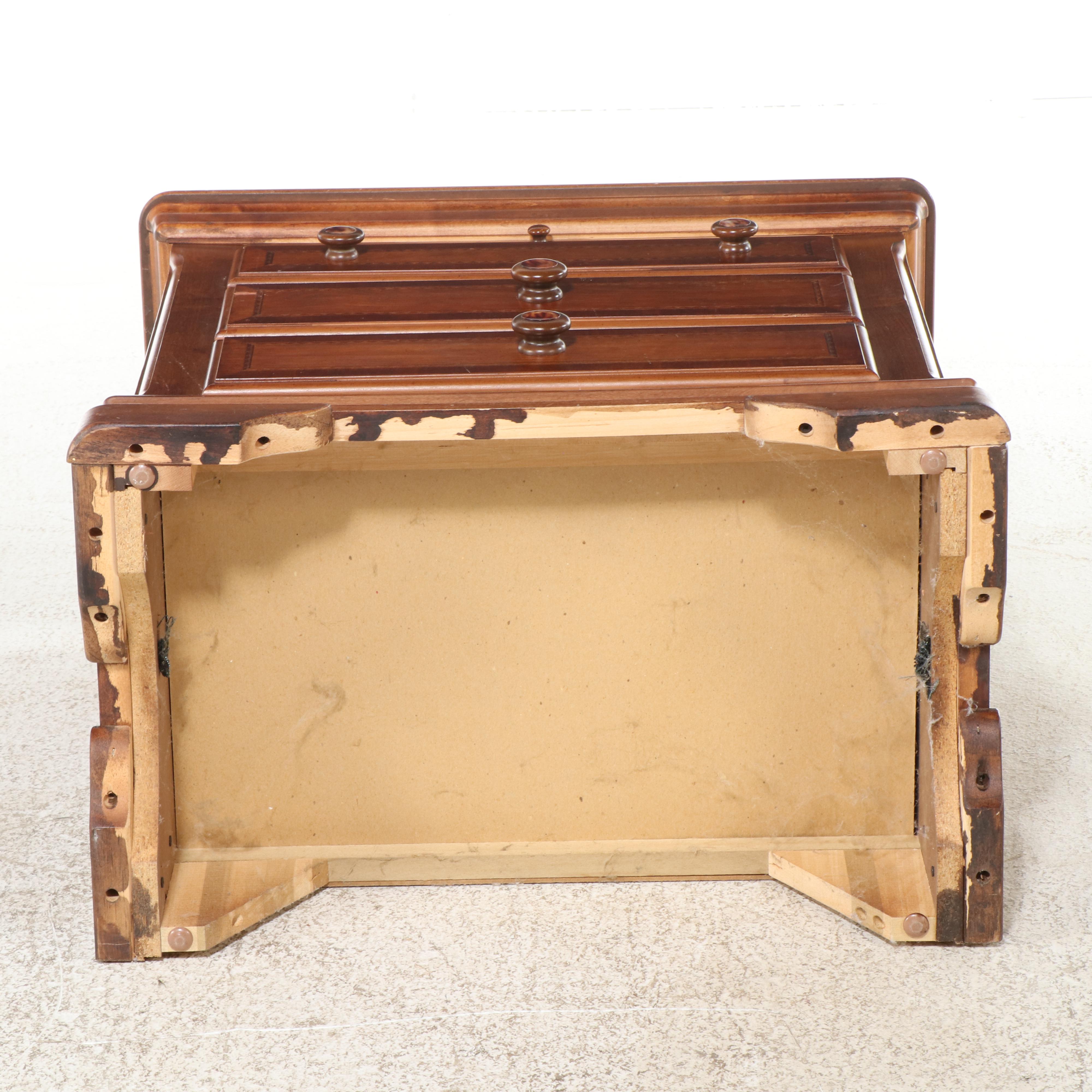 Pair of Alexander Julian "Home Colours" Cherrywood Three-Drawer Nightstands