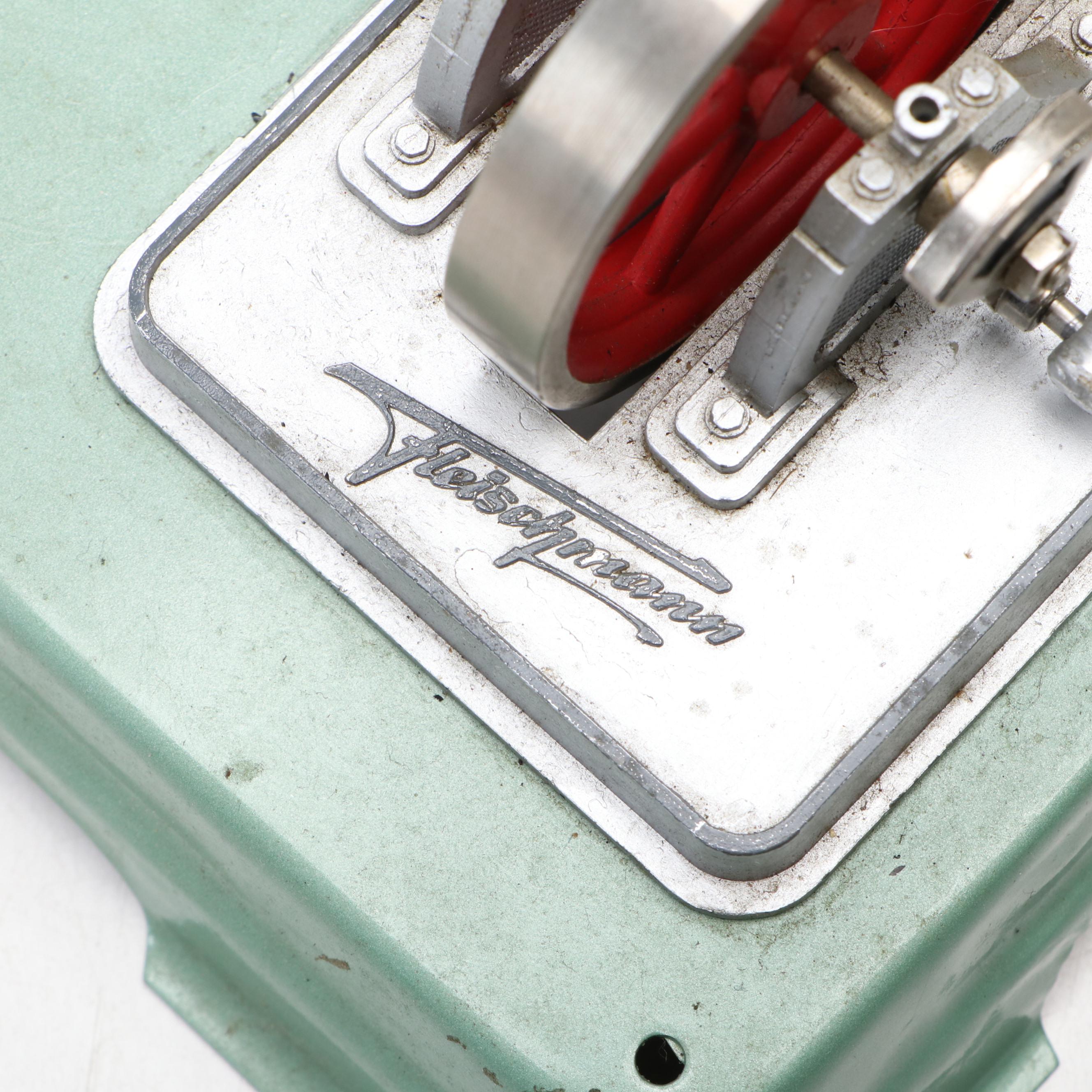 Fleischmann Brass and Metal Train Steam Engine Model