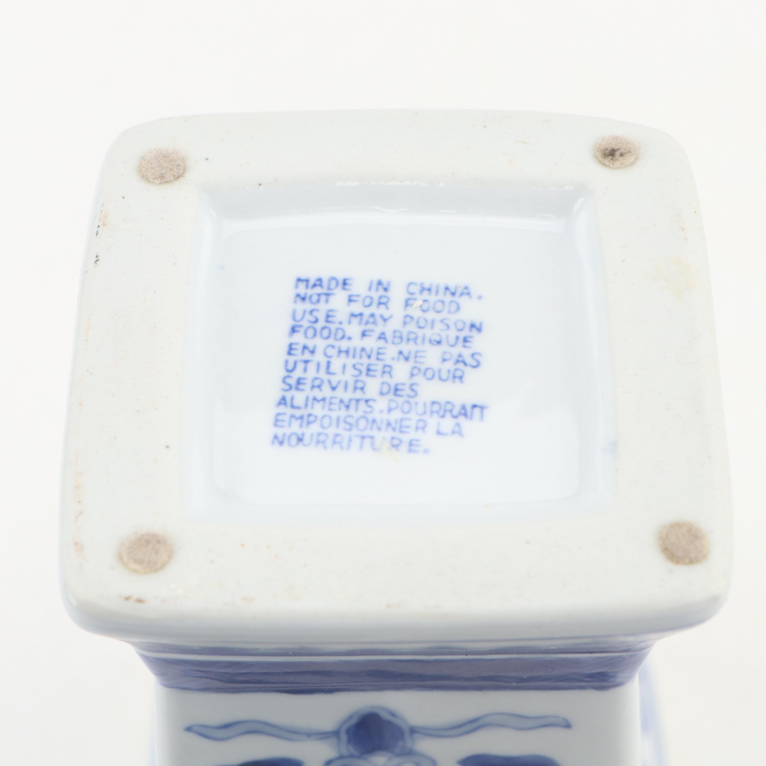 Chinese Porcelain Blue and White Vases