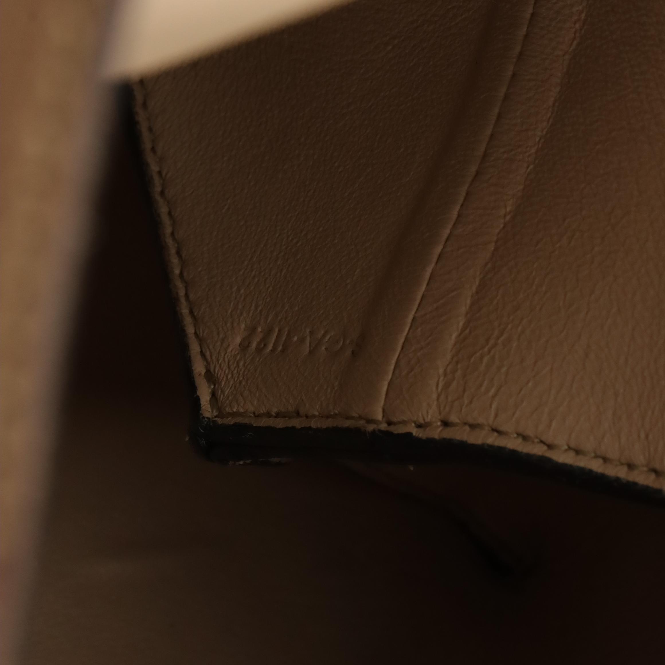 Céline All Soft Shoulder Bag in Tricolor Suede and Calfskin Leather