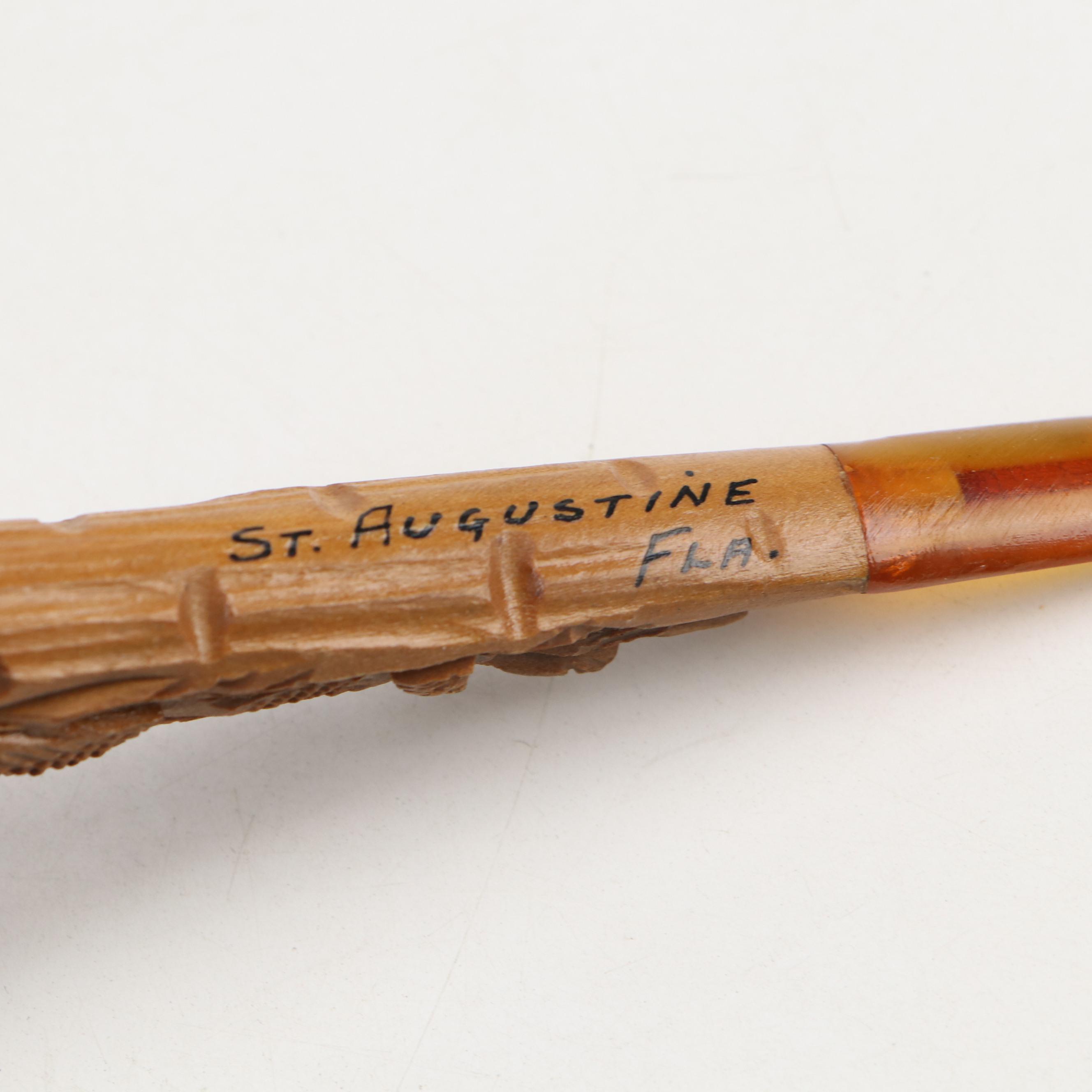 Carved Briar and Burlwood Smoking Pipes Including Figureheads