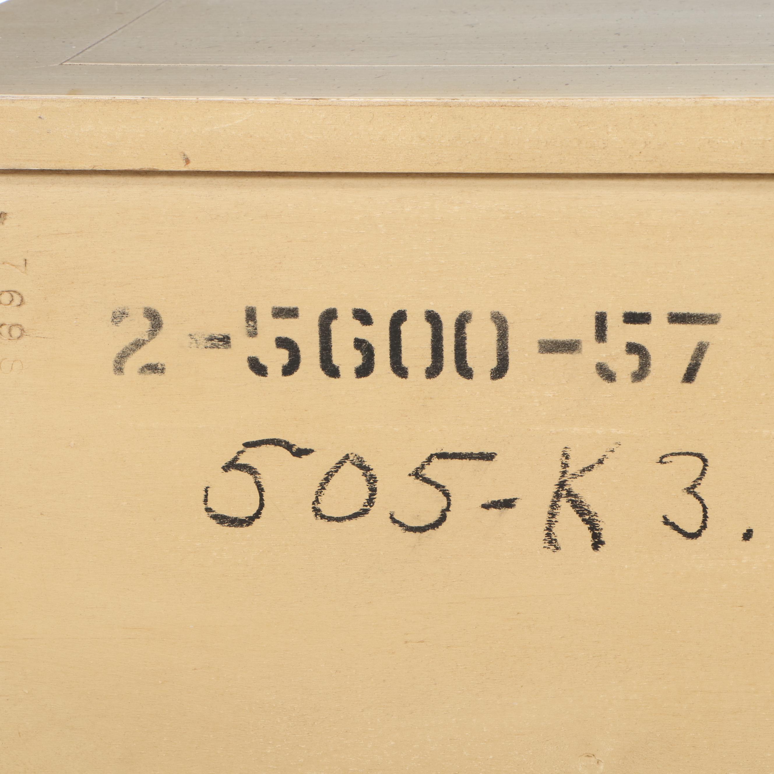 Henredon French Provincial Style Parcel Gilt and Painted Wood Three-Drawer Chest