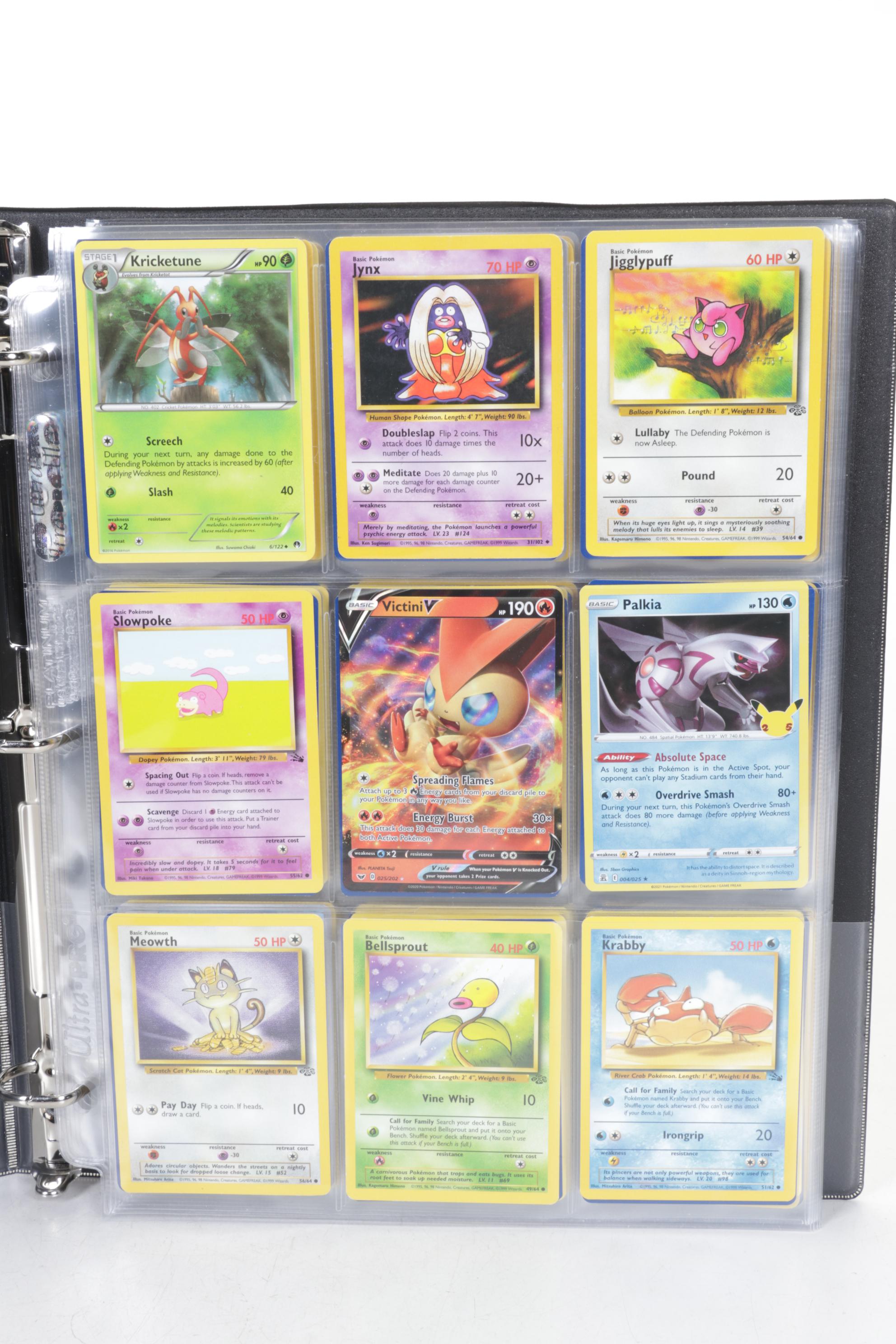 English & Korean Pokémon Card Collection Featuring Base to Modern Sets