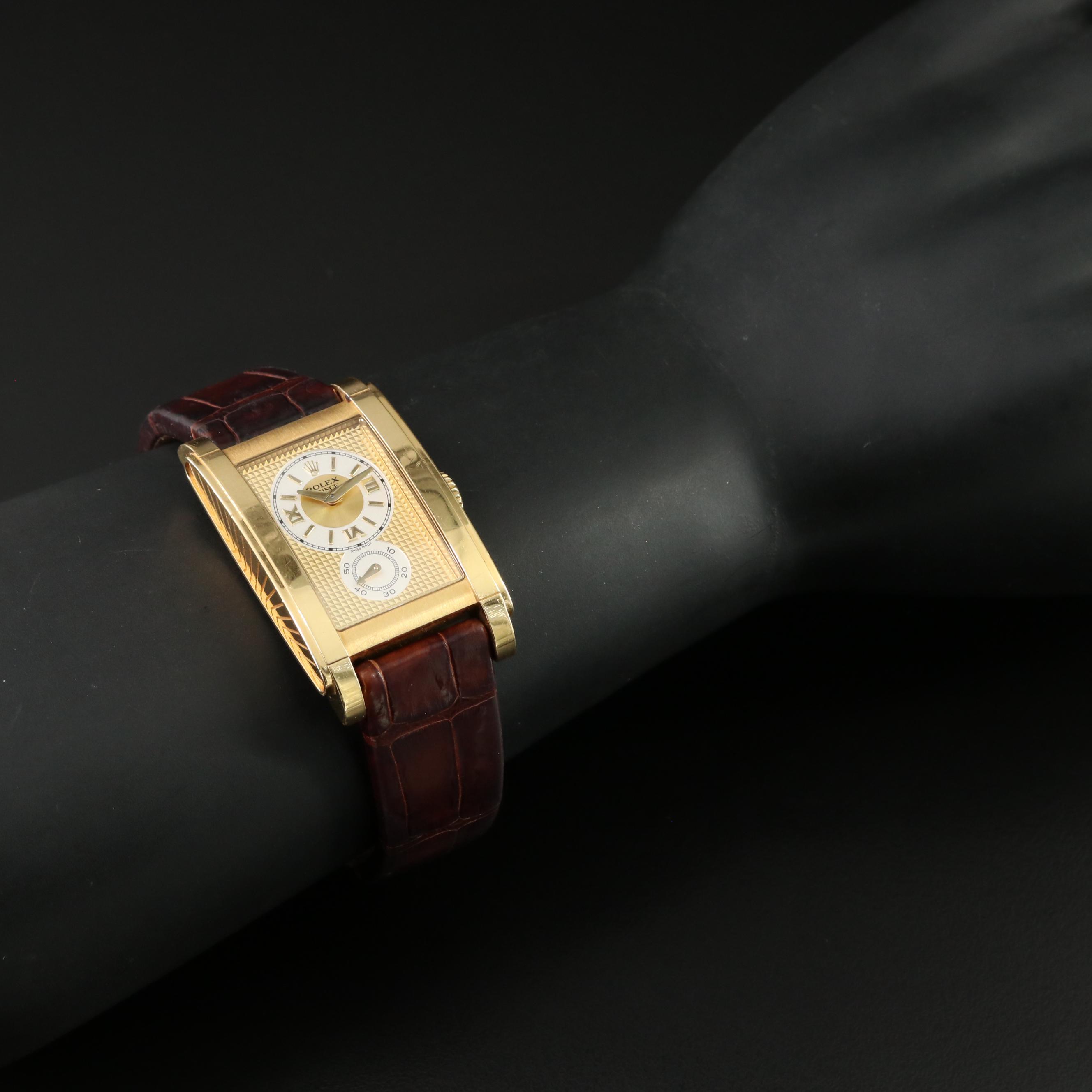 Rolex Cellini Prince 5440 18K Gold 28mm Manual-Wind Watch