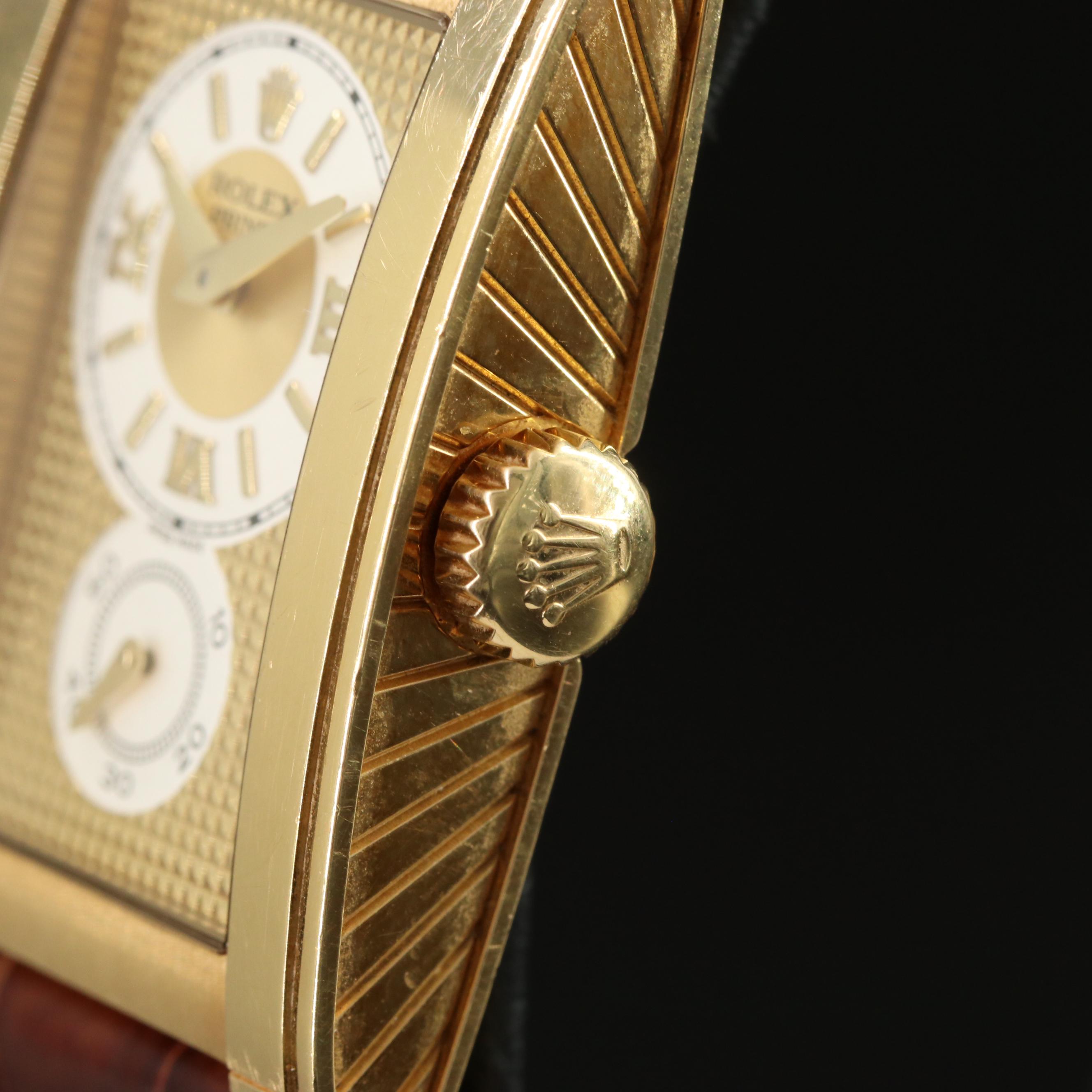 Rolex Cellini Prince 5440 18K Gold 28mm Manual-Wind Watch