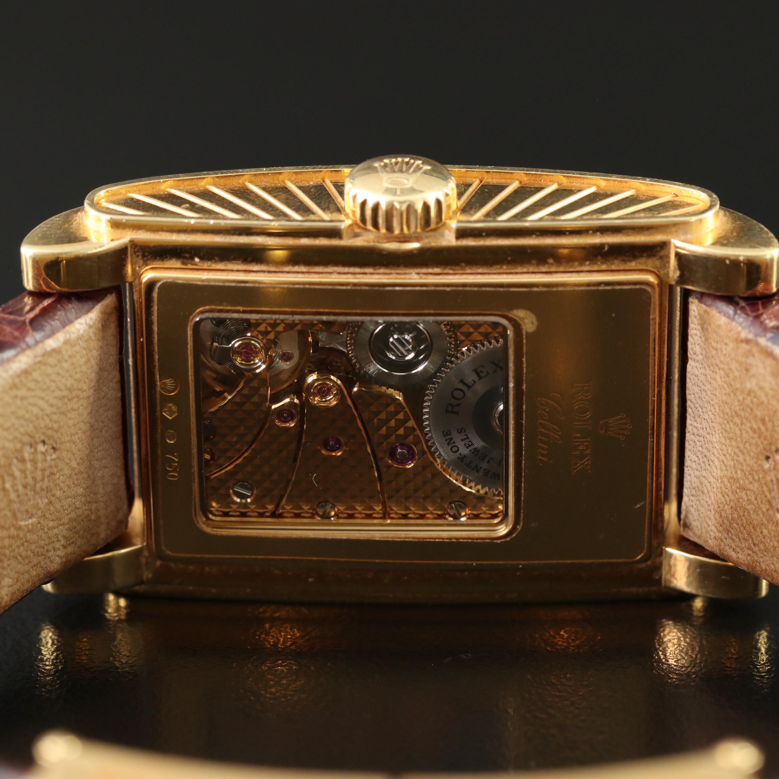 Rolex Cellini Prince 5440 18K Gold 28mm Manual-Wind Watch