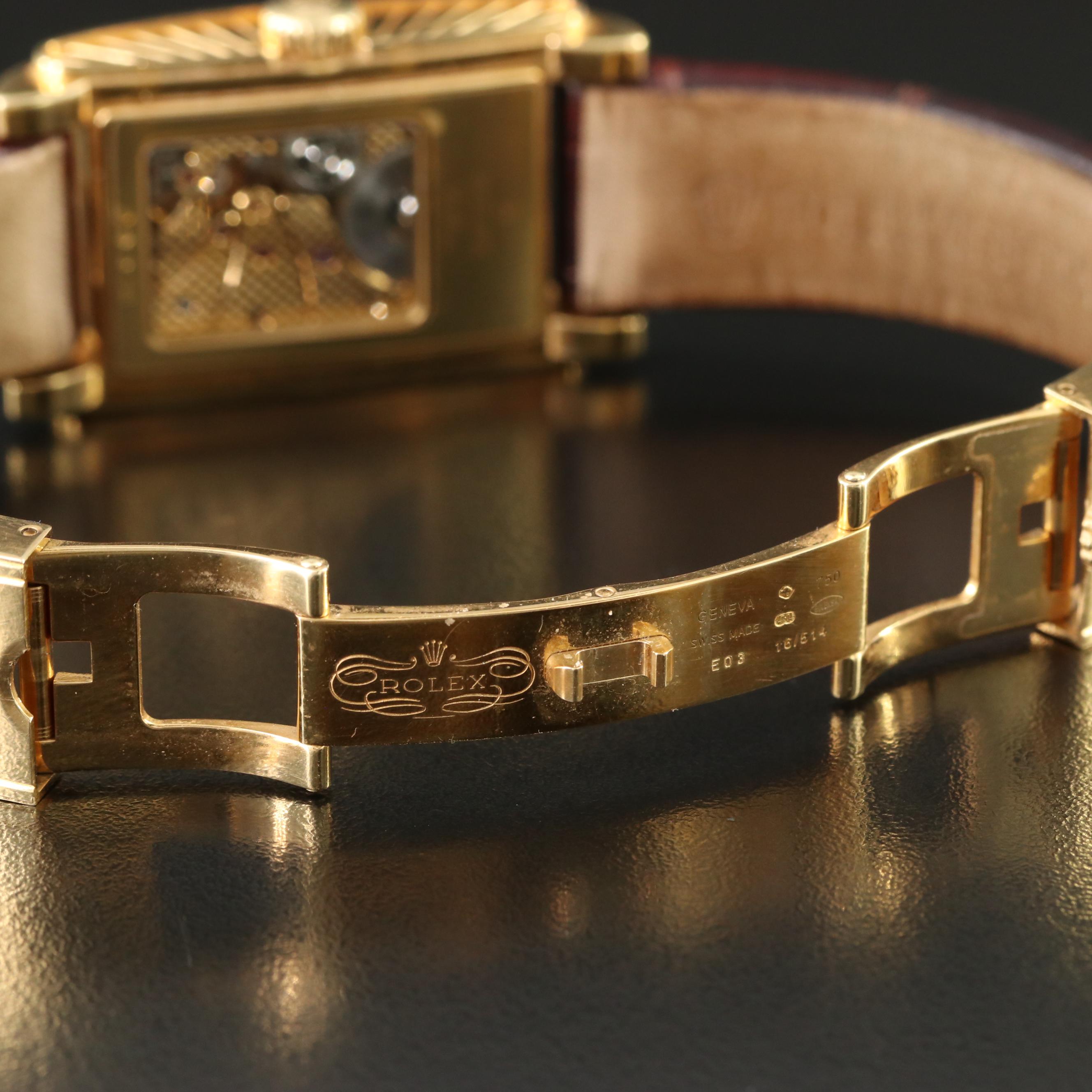 Rolex Cellini Prince 5440 18K Gold 28mm Manual-Wind Watch